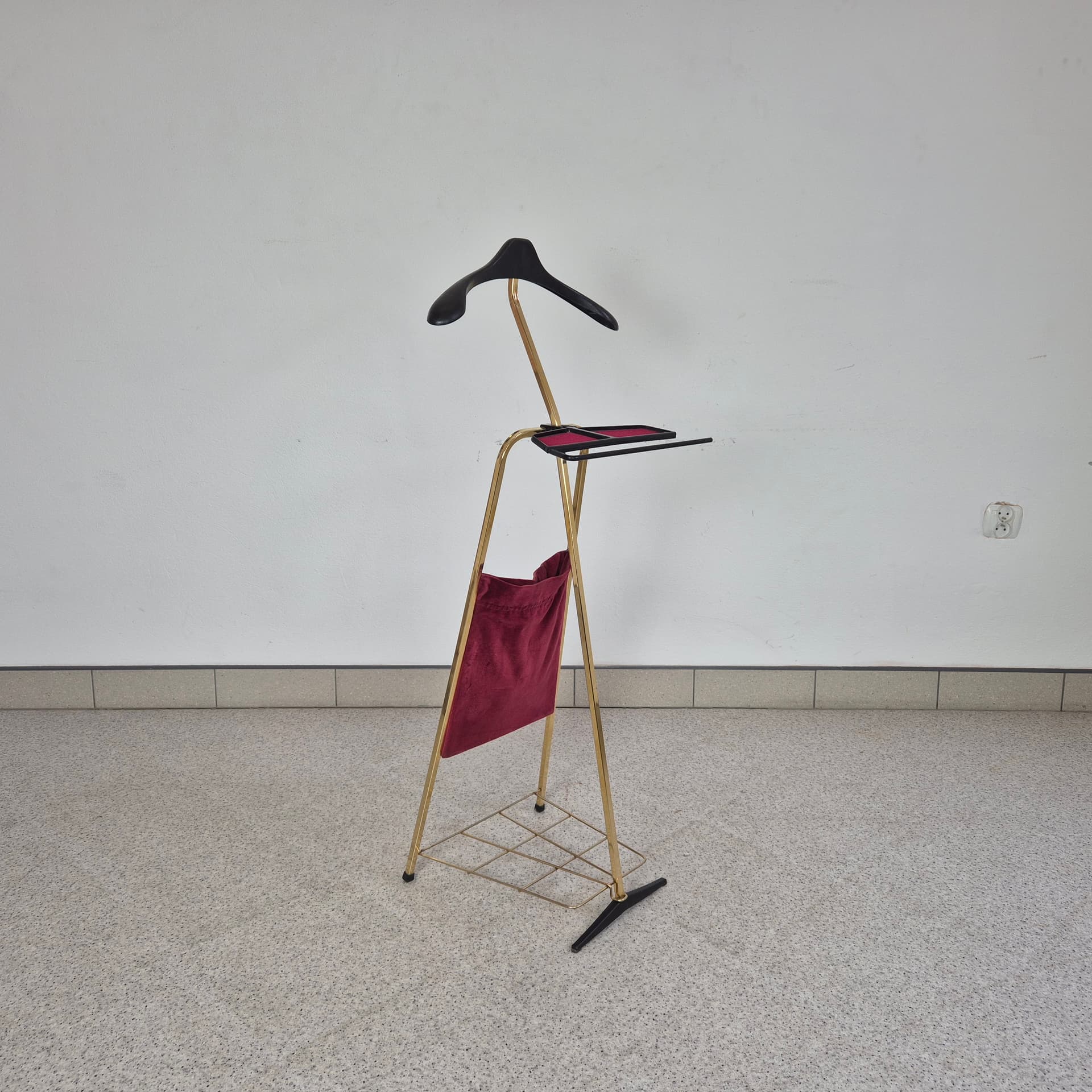 Valet Stand, golden, Germany, 1950s. - 125184