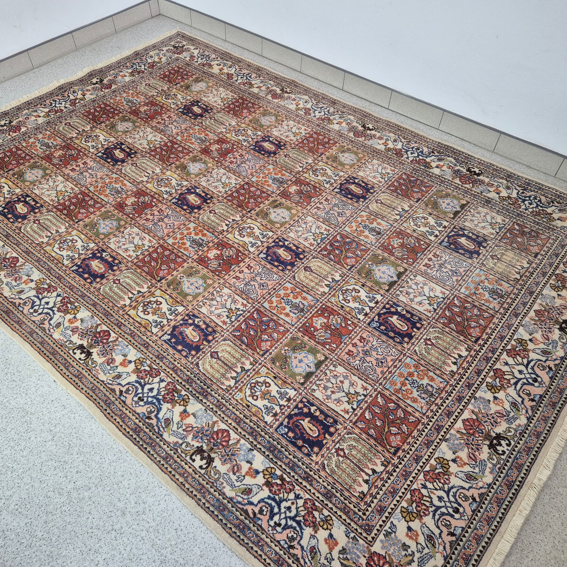 Dywan Moud 294x205 cm, multikolor, wełna, Iran, lata 60. - 125215