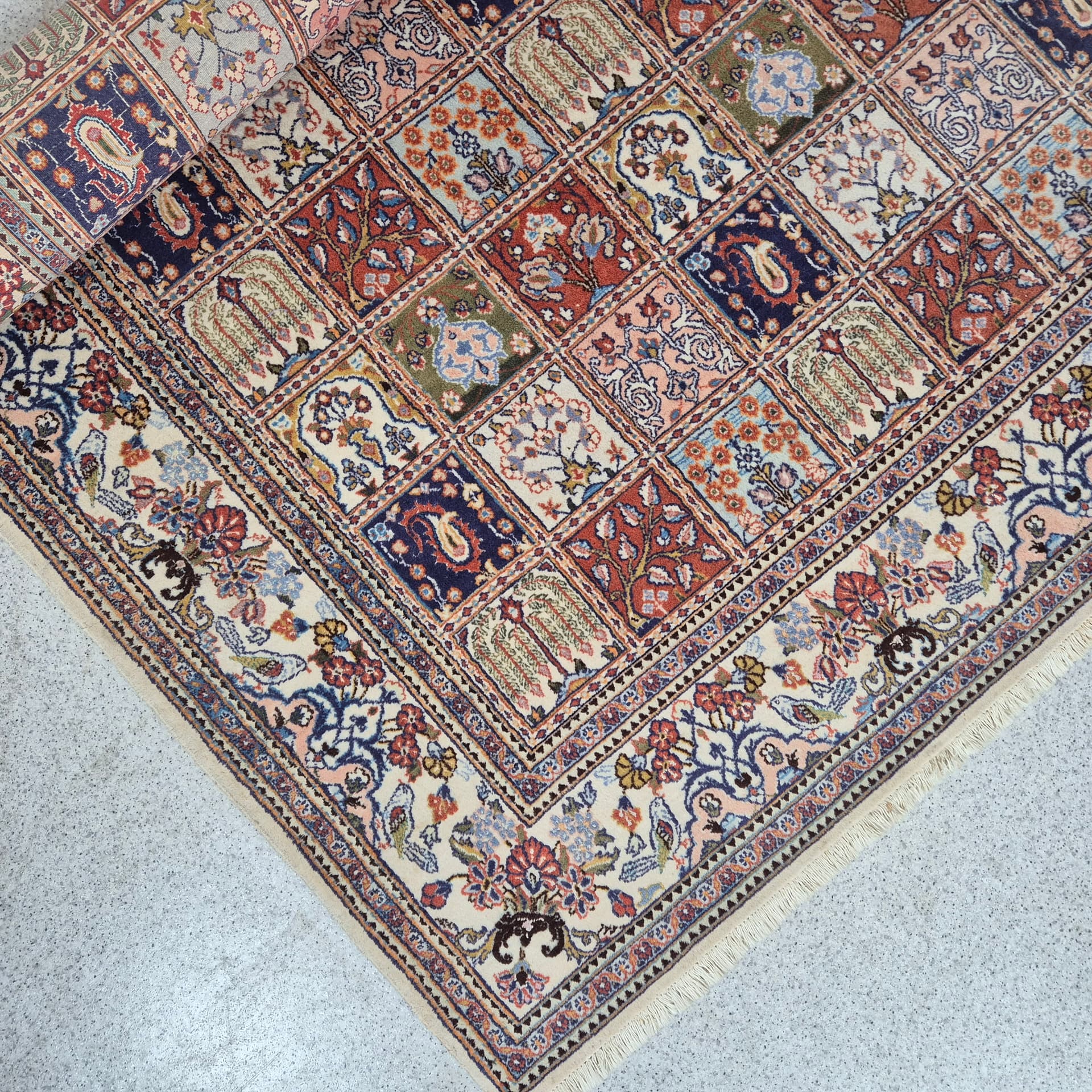 Dywan Moud 294x205 cm, multikolor, wełna, Iran, lata 60. - 125224