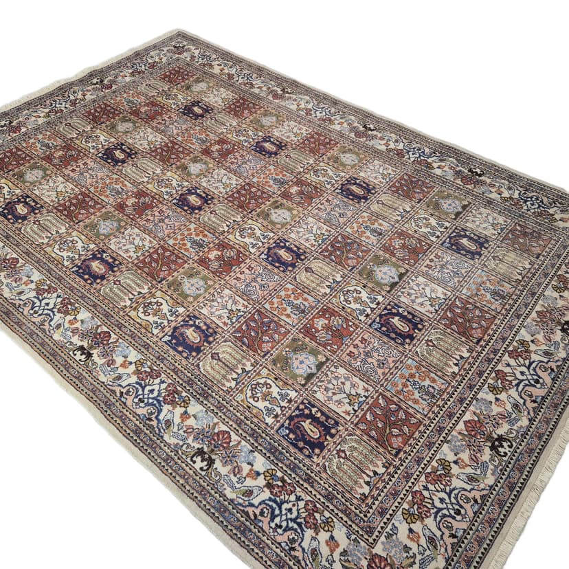 Dywan Moud 294x205 cm, multikolor, wełna, Iran, lata 60.