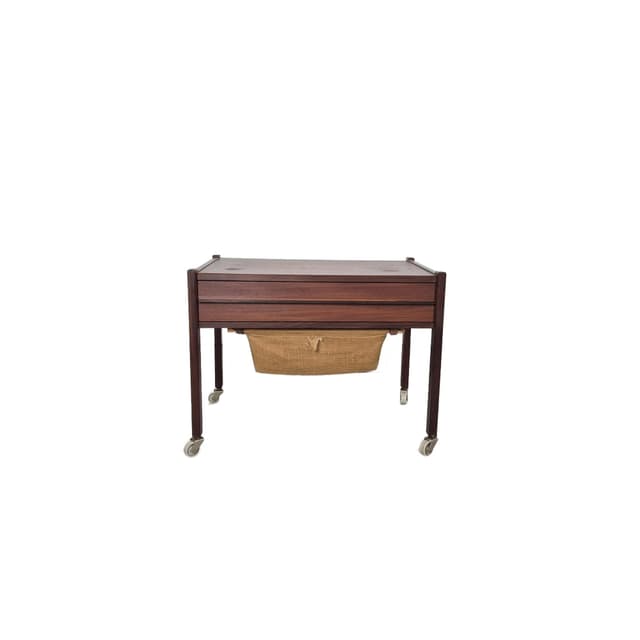 Niciak, tek, brązowy, Dania, lata 60. - WYMIARY