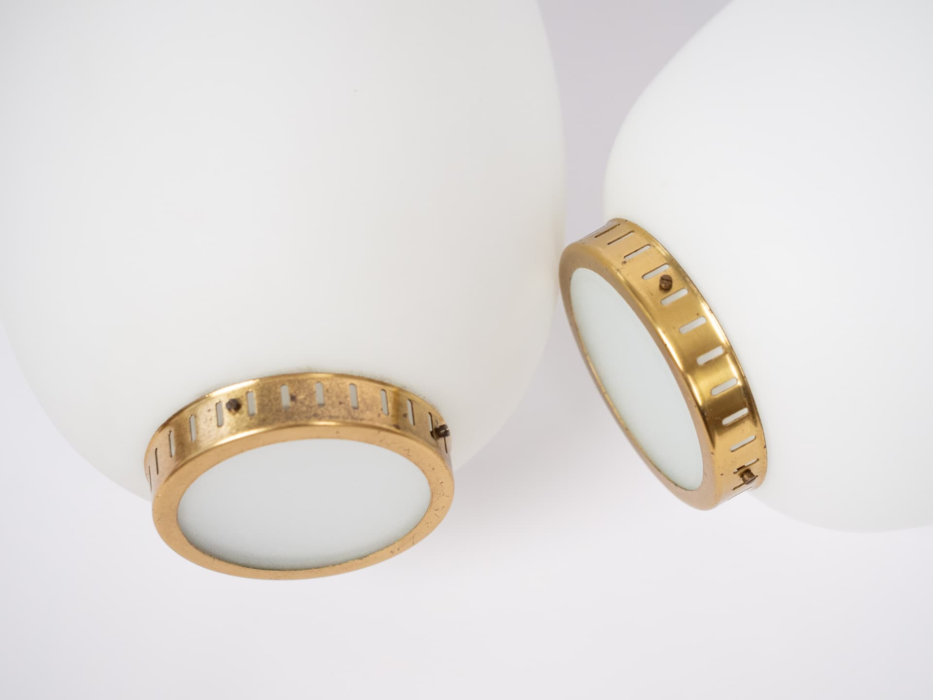 Para lamp wiszących Kina, proj. Bent Karlby, Lyfa, 1946 - 125260