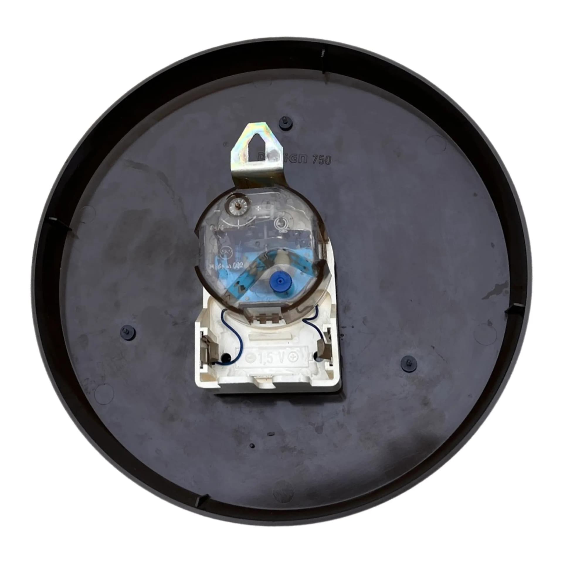 Zegar ścienny Opart Weimar, brązowy czarny biały, tworzywo sztuczne, Niemcy, lata 70. - 126384