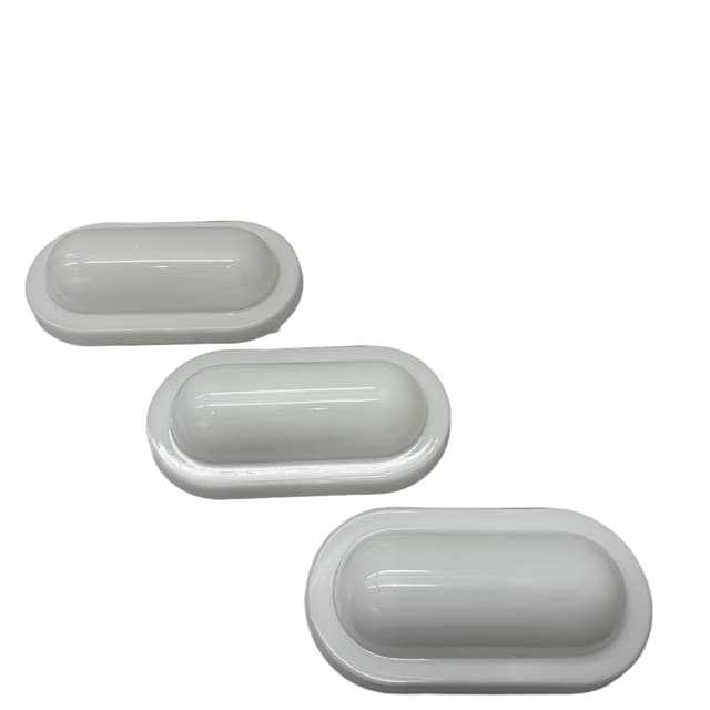 Set of wall sconces, white, Peill&Putzler, Germany, 1970s. - DIMENSION