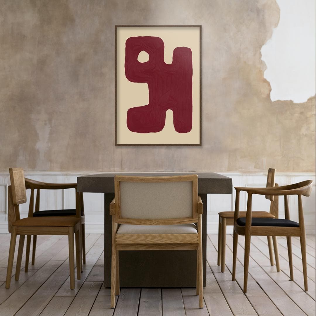 Poster Spotkanie 12 40x50 cm, by K. Jasińska, GRA-FIKA - 125803