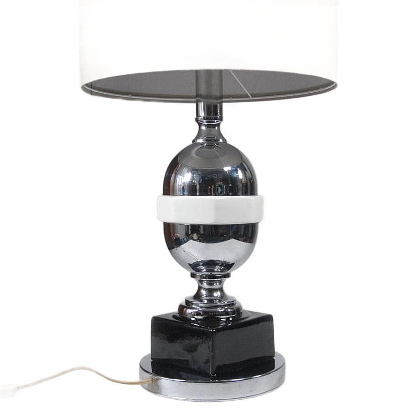 Chrome Space Age Table Lamp, by Massive, Belgium, 1970s - 8479