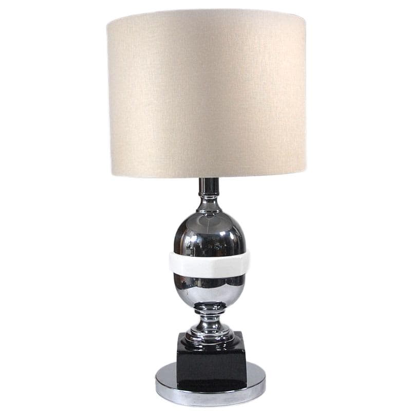 Chrome Space Age Table Lamp, by Massive, Belgium, 1970s - 8481