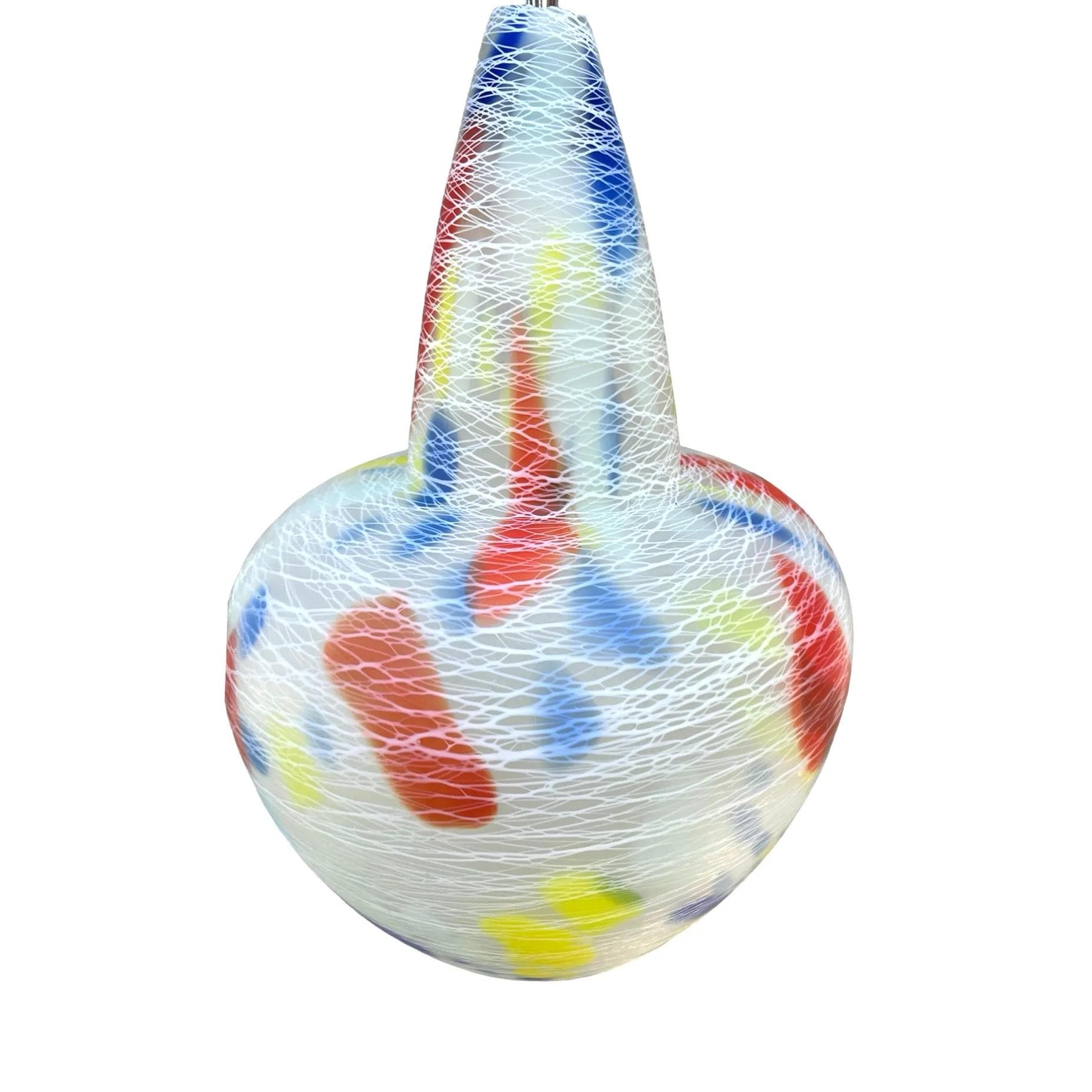 Pendant Lamp Brusel, multicolor glass, by J. Junek, Czechoslovakia, 1960s. - 126121