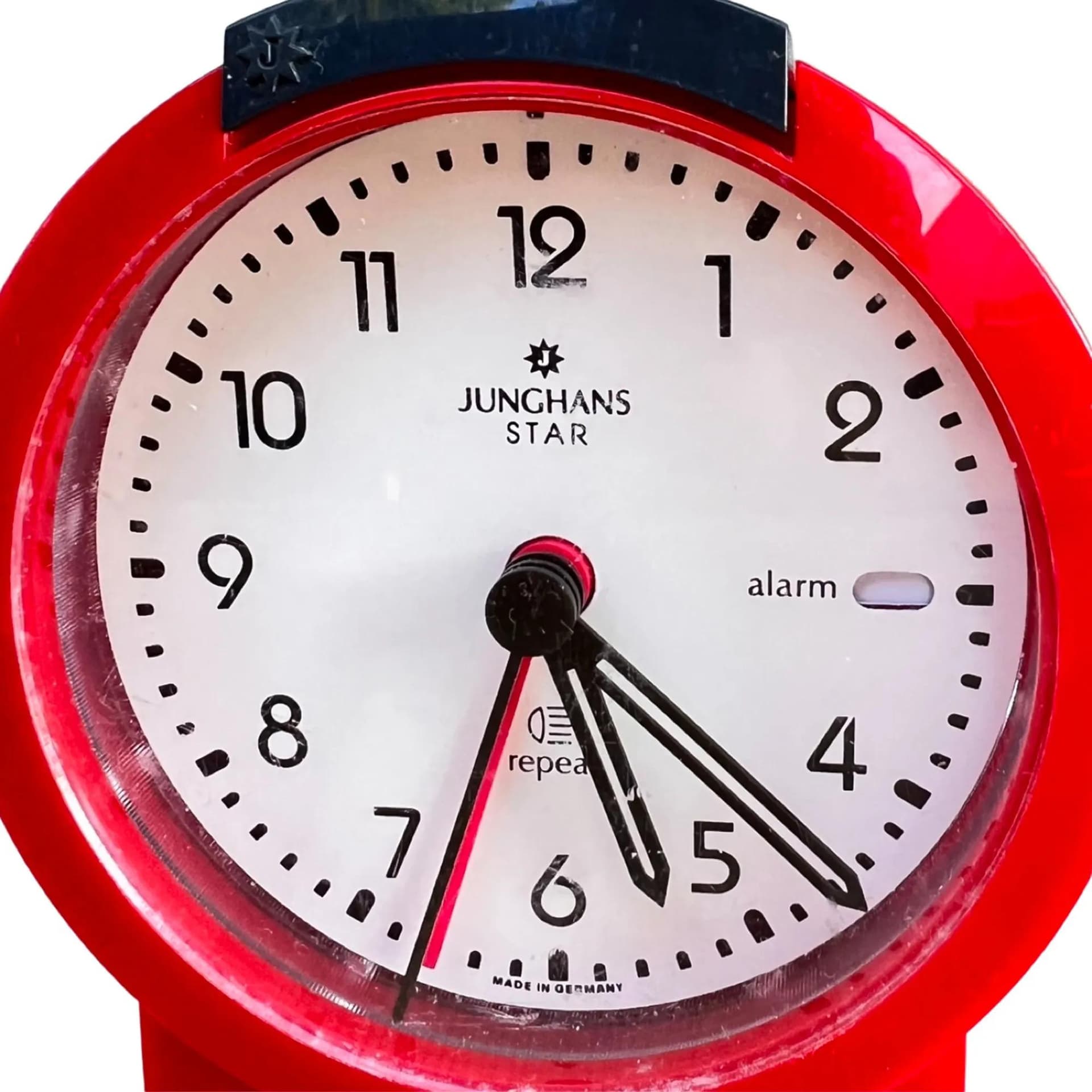 Budzik Star, multikolor, plastik, Junghans, Niemcy, lata 80. - 126111