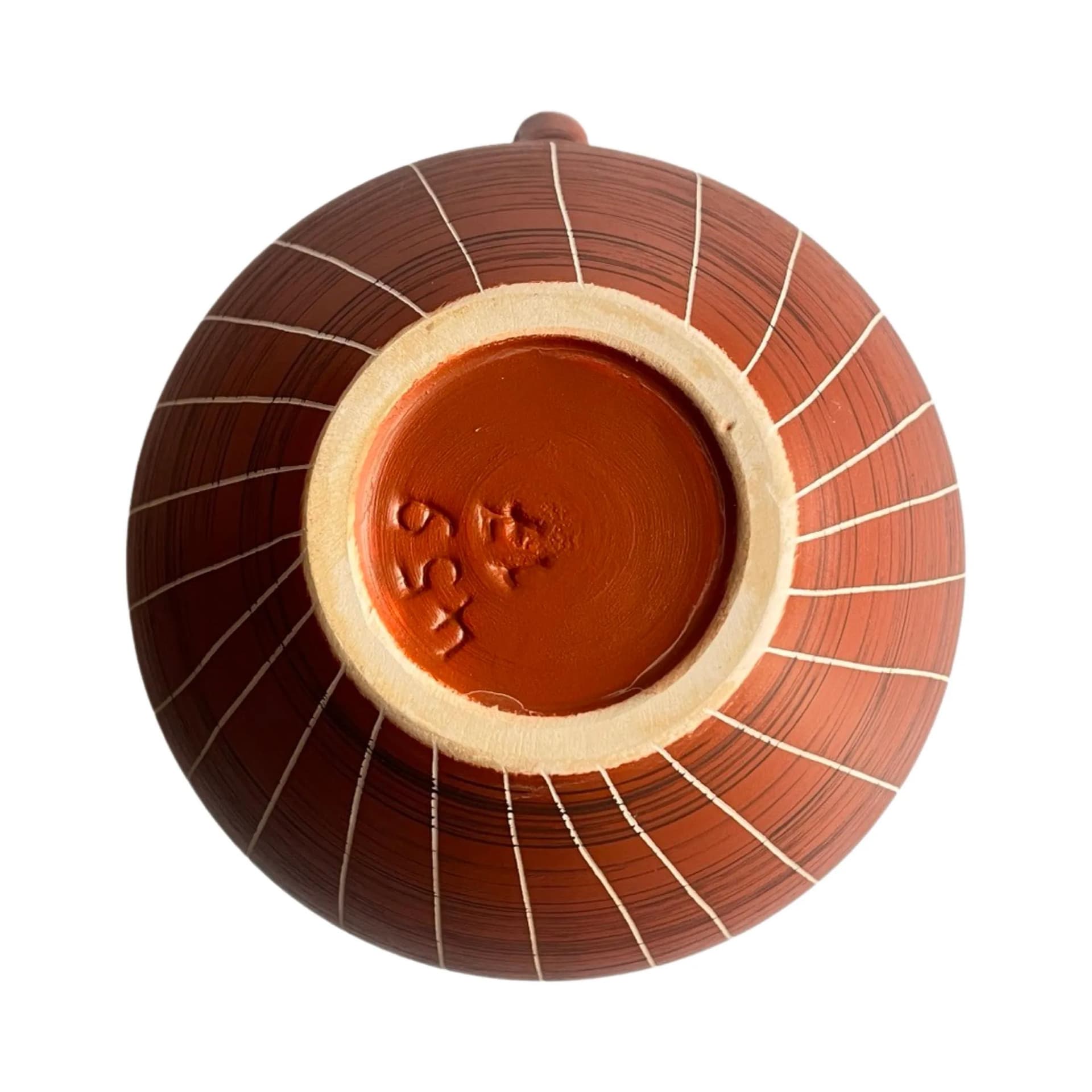 Wazon Gramann Keramik, brązowy beżowy, kamionka, Niemcy, lata 70. - 126034