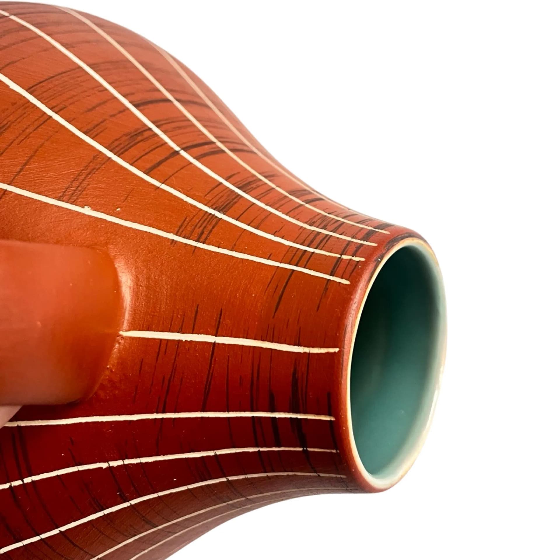 Wazon Gramann Keramik, brązowy beżowy, kamionka, Niemcy, lata 70. - 126029