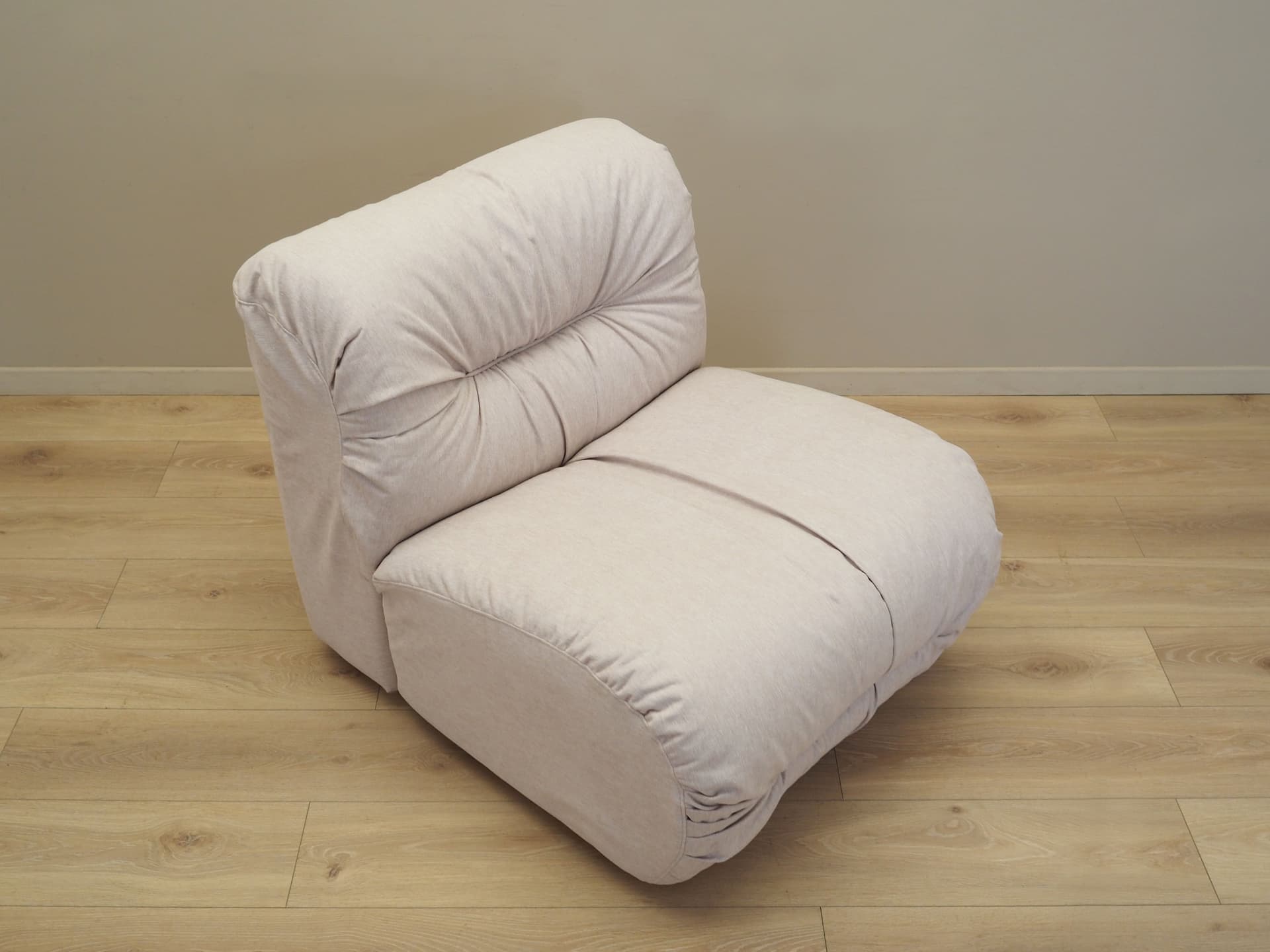 Armchair, beige fabric, Italy, 1970s. - 125947
