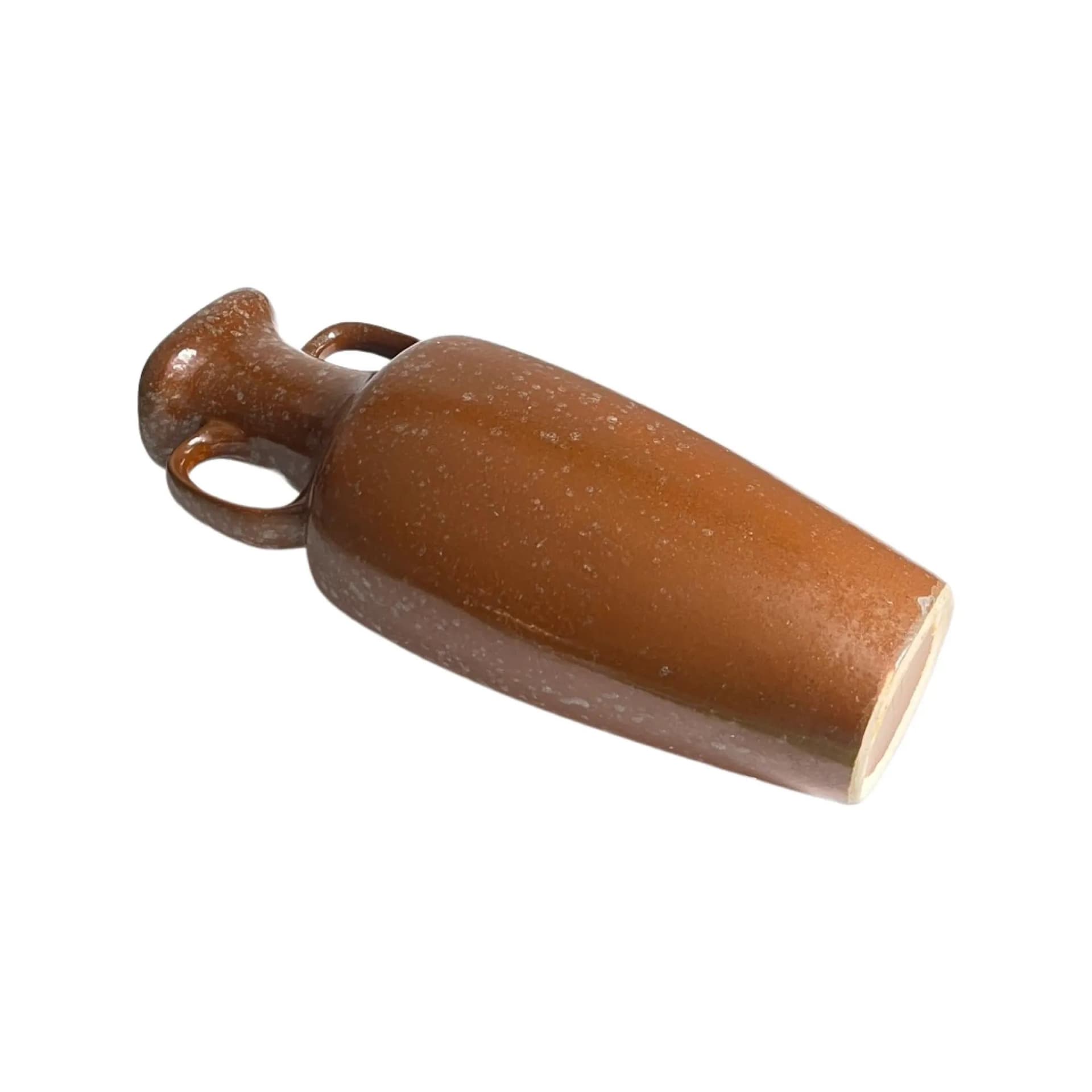 Wazon Amfora Cyrkon, brązowy, ceramika, Polska, lata 70. - 129645