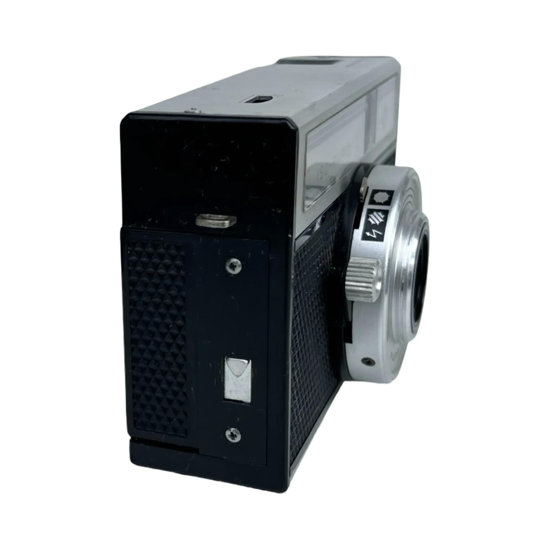 Aparat fotograficzny ISO-RAPID I, srebrny, metal, AGFA, Niemcy, lata 60. - 129639