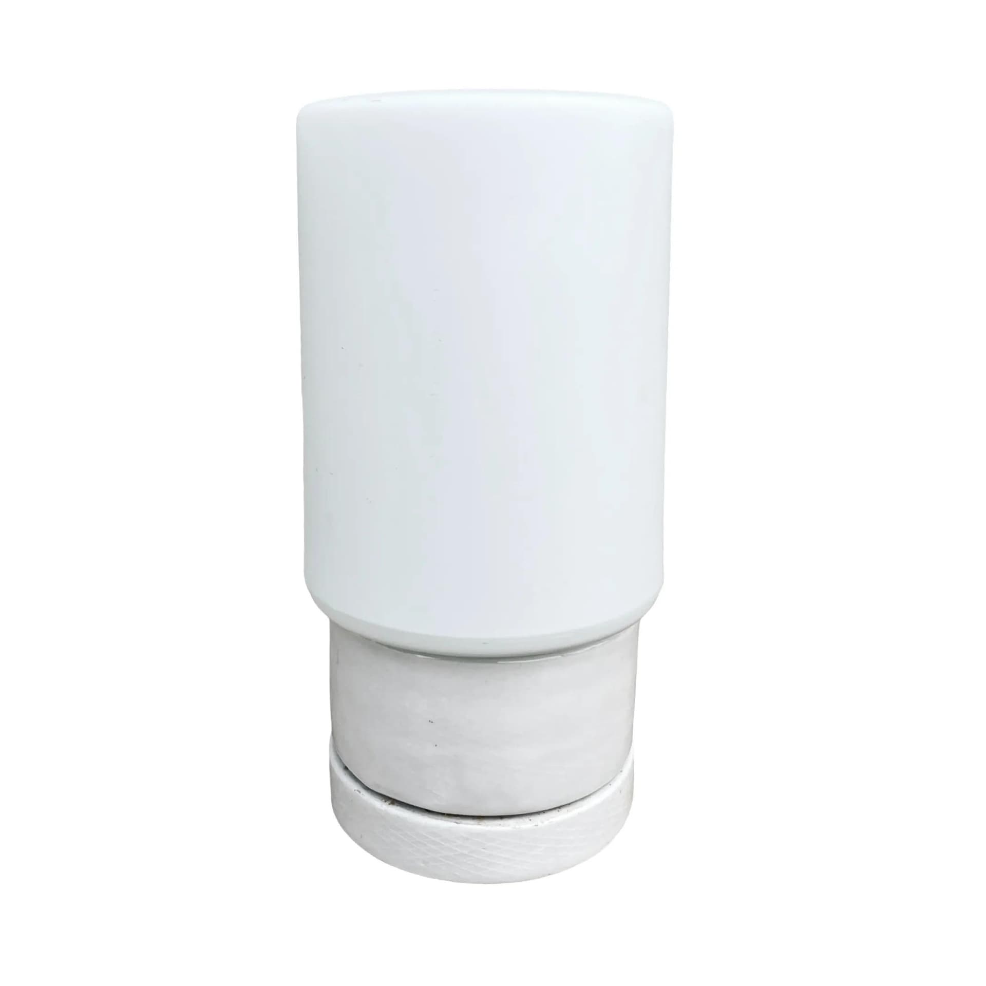 Wall sconce 01B Elpor, white glass, porcelain, Poland, 1970s. - 129600