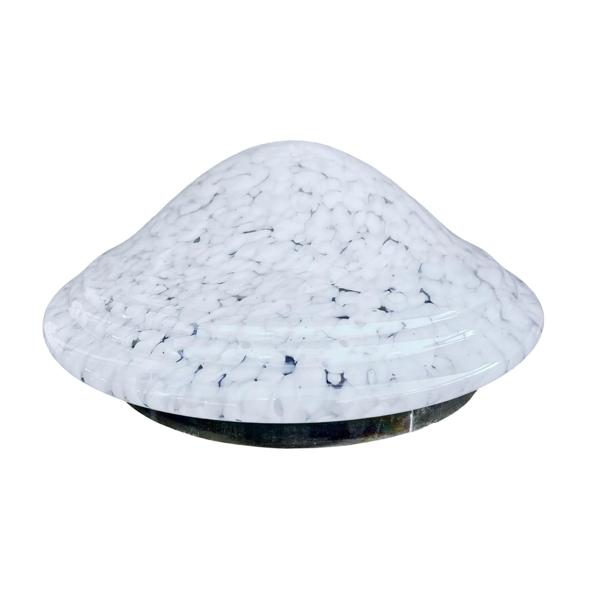 Plafon sufitowy, biały, szkło, Limburg, Niemcy, lata 70. - 129559