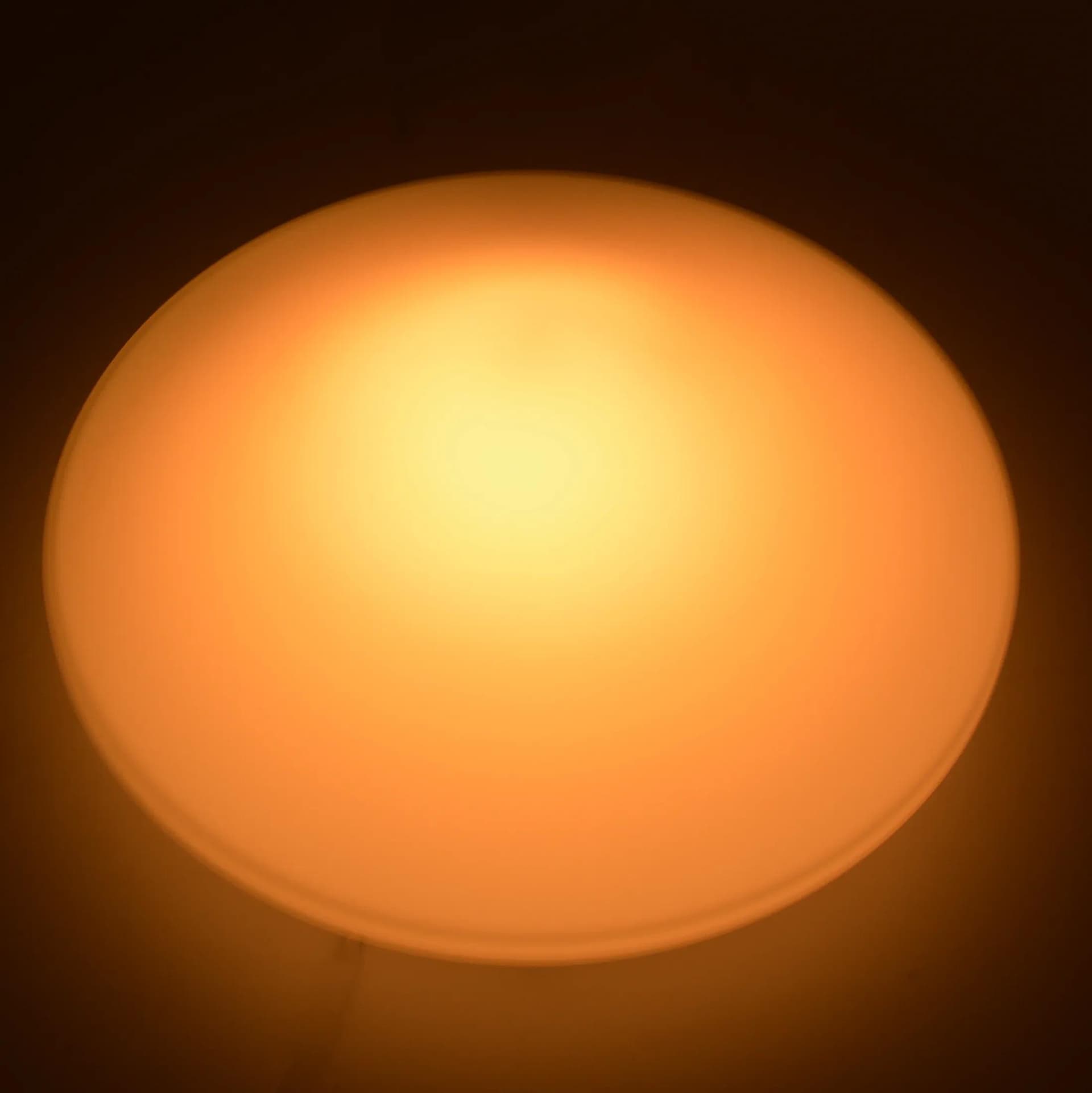 Plafon Wielki Biały, szkło biały, Penko Pieńsk, Polska, lata 70. - 129350