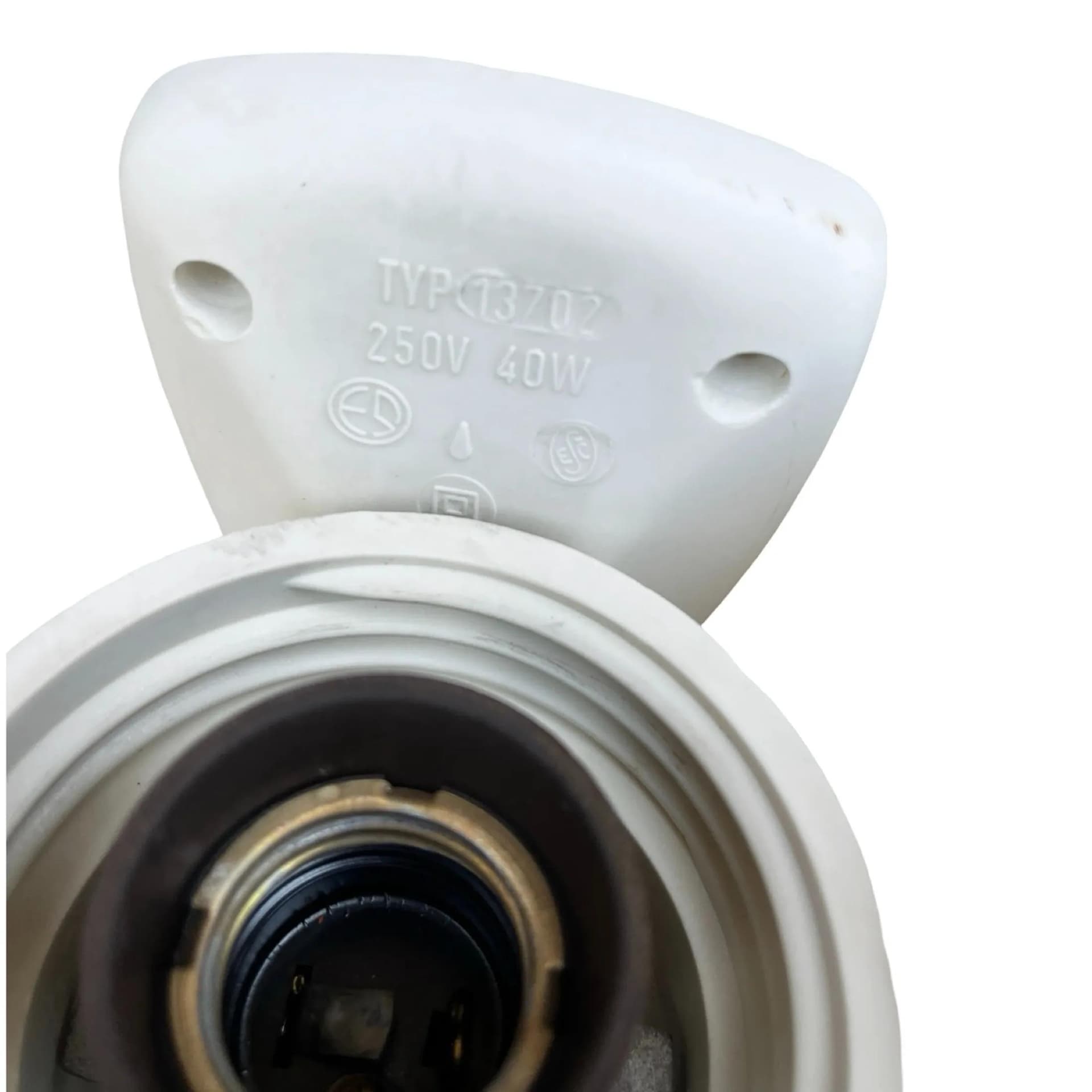 Para kinkietów, biały, szkło, bakelit, Elektrosvit Nové Zámky, Czechosłowacja, lata 50. - 129334