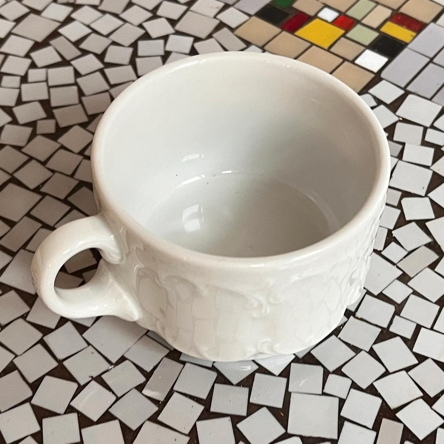 Filiżanka Monbijou, biały, porcelana, Rosenthal, Niemcy, lata 70. - 129168