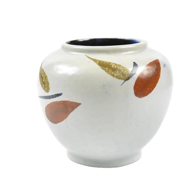 Wazon Silberdistel Zierkeramik, multikolor, kamionka, Niemcy, lata 60. - WYMIARY