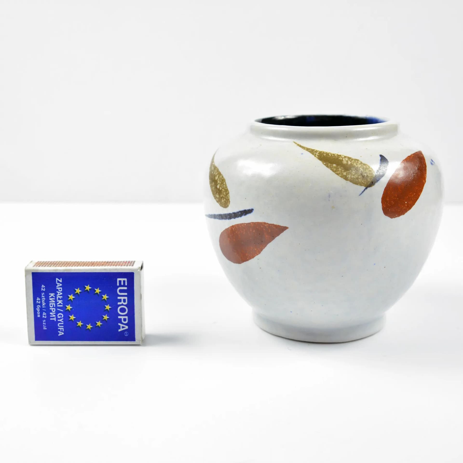 Wazon Silberdistel Zierkeramik, multikolor, kamionka, Niemcy, lata 60. - 129132