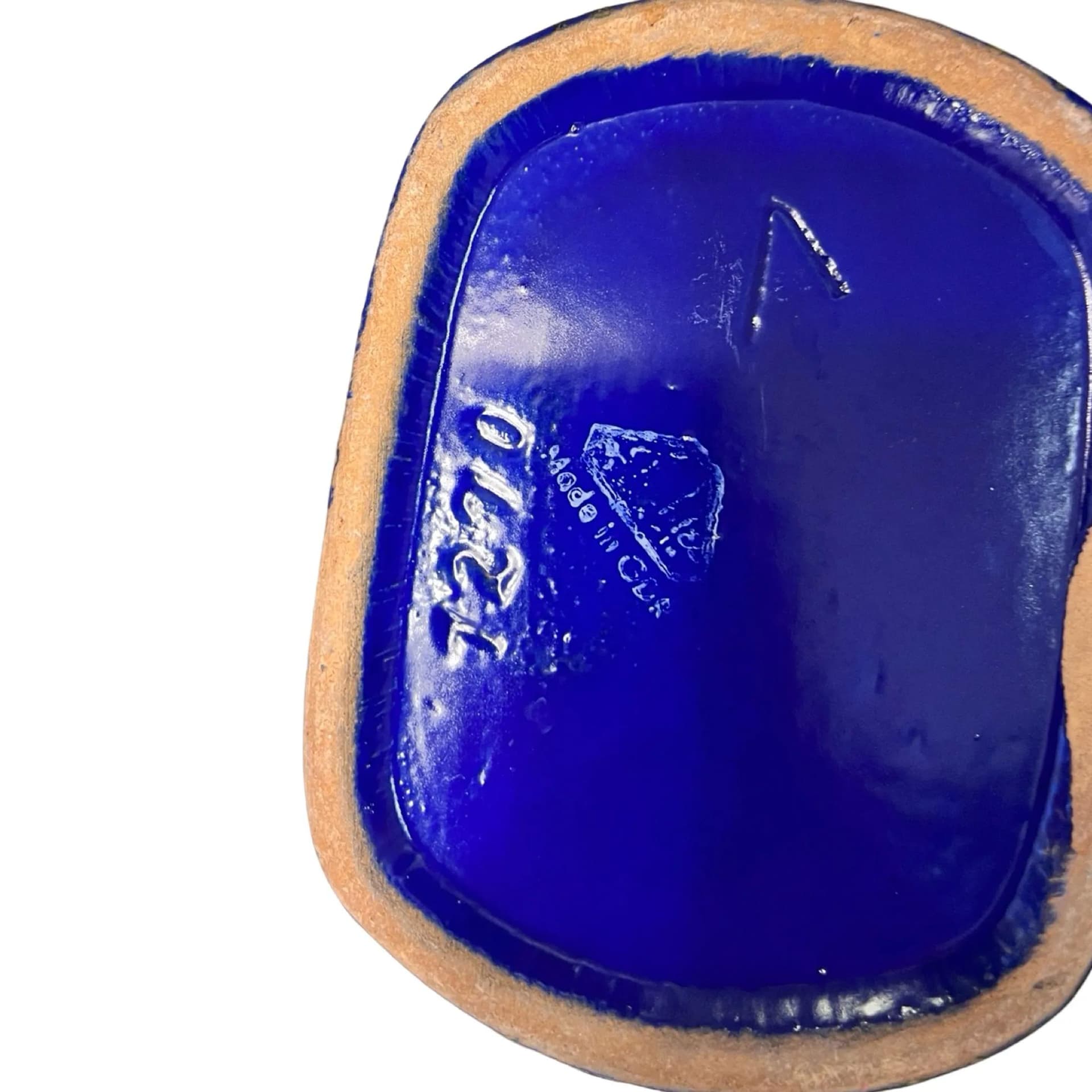 Wazon, kobaltowy, ceramika, Strehla Keramik, Niemcy, lata 60. - 129125