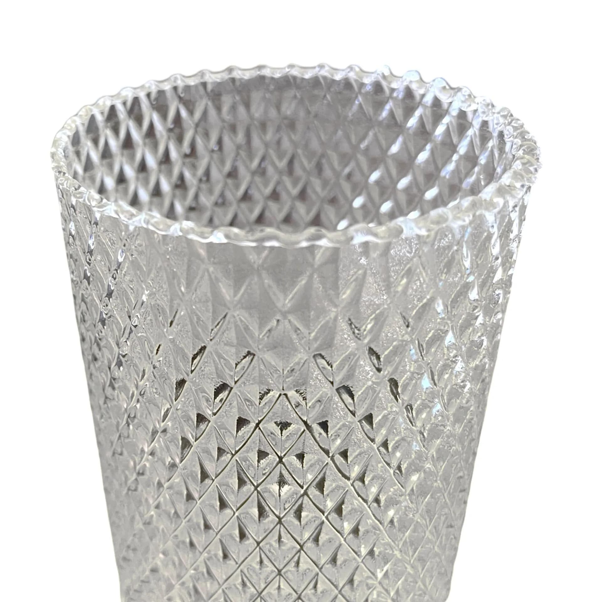 Lampka nocna, mosiądz złoty, szkło przezroczyste, KOLARZ, Niemcy, lata 70. - 129086