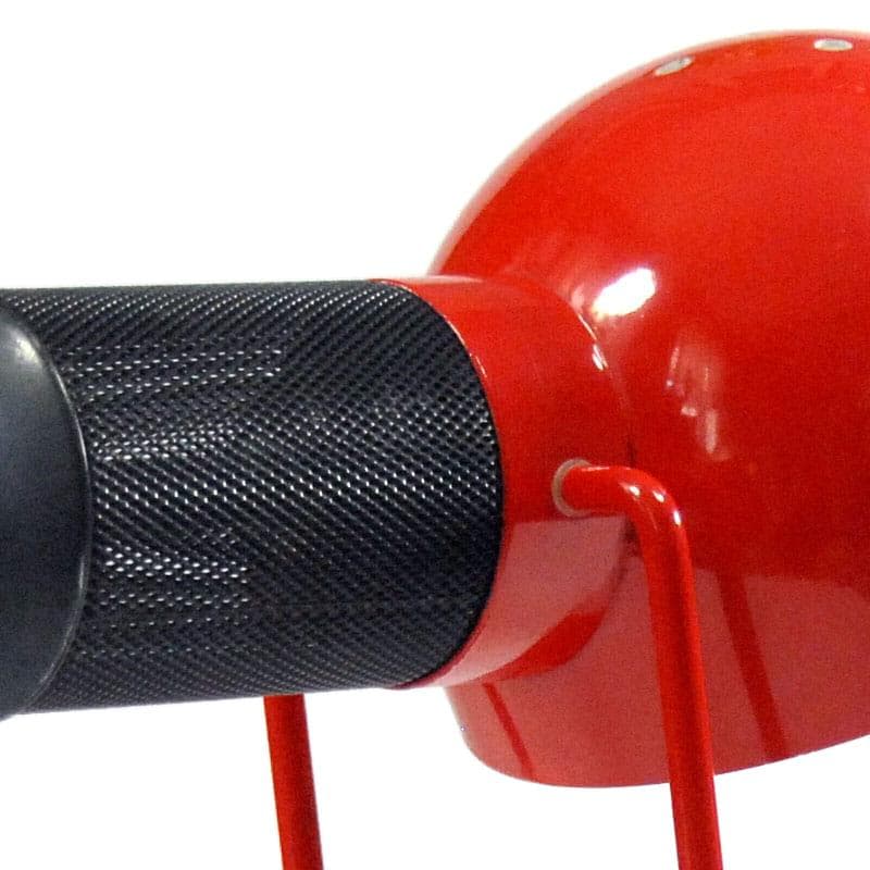 Czerwona metalowa lampa biurkowa, Włochy, lata 90. - 8520
