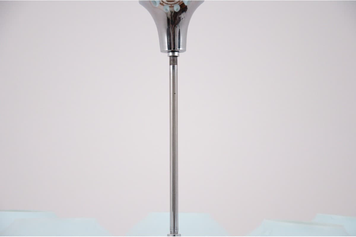 Walnut Art Deco Chandelier, Poland, 1950s - 192012