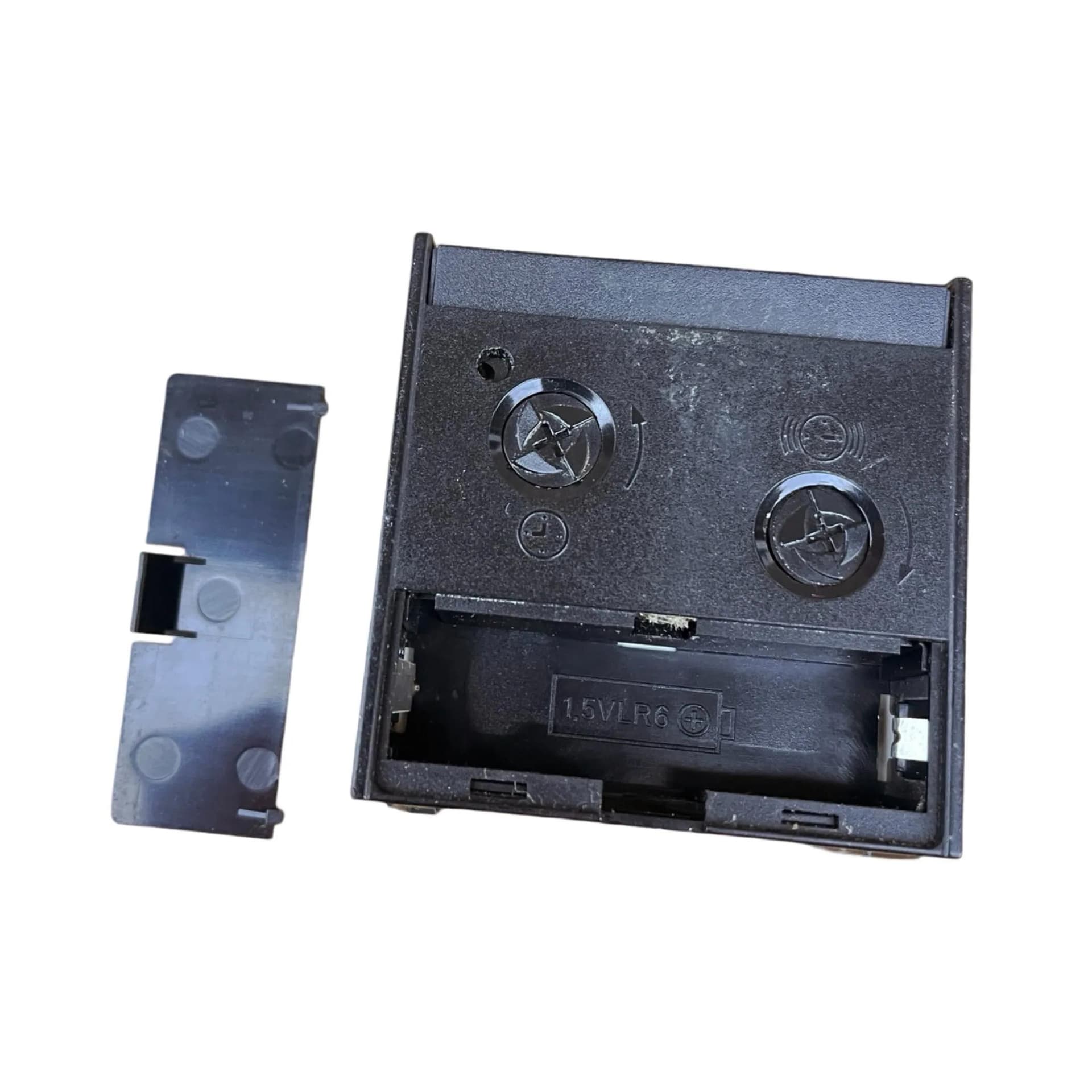 Budzik Tempic, czarny, plastik, Niemcy, lata 70. - 128887