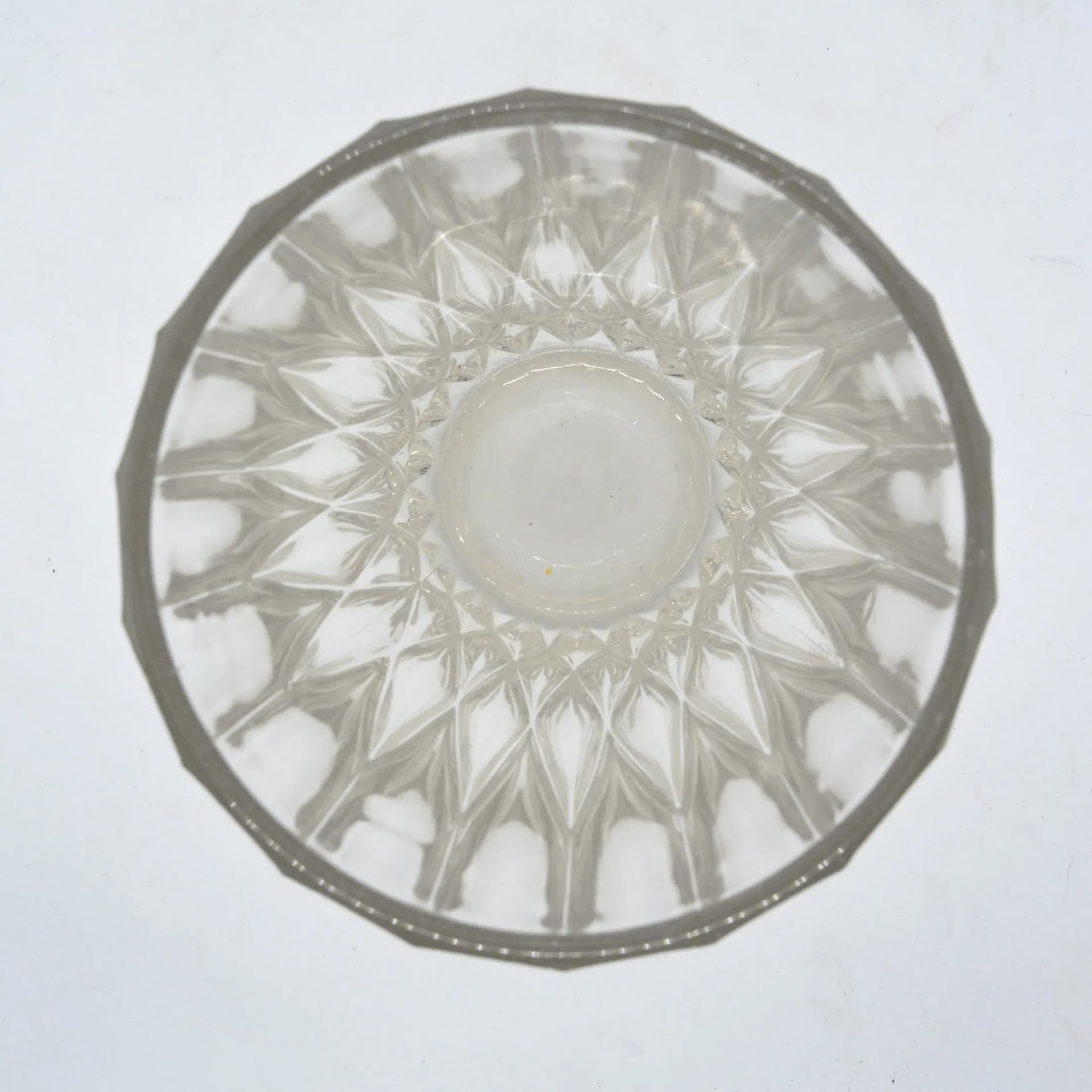 Wazon, szkło transparent, proj. J. Řepásek, Poděbrady, Czechosłowacja, lata 60. - 128871