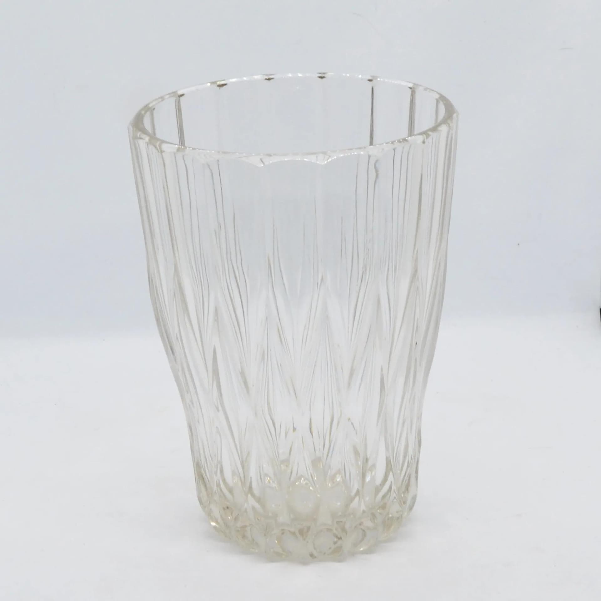 Wazon, szkło transparent, proj. J. Řepásek, Poděbrady, Czechosłowacja, lata 60. - 128867