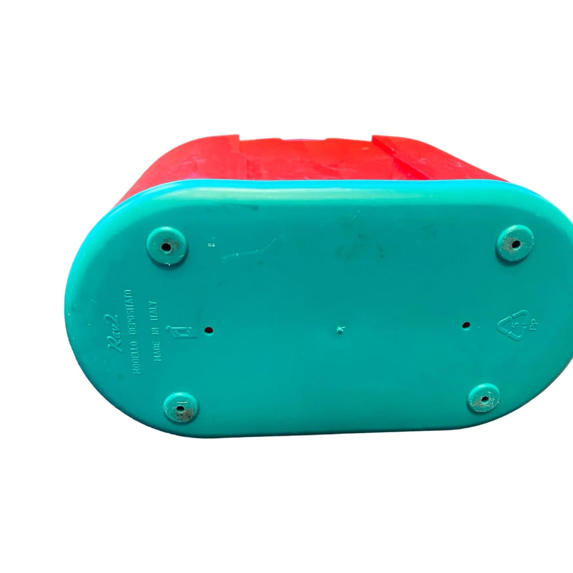 Stojak na butelki Rav2, styl Memphis, multikolor, plastik, Włochy, lata 80. - 128839