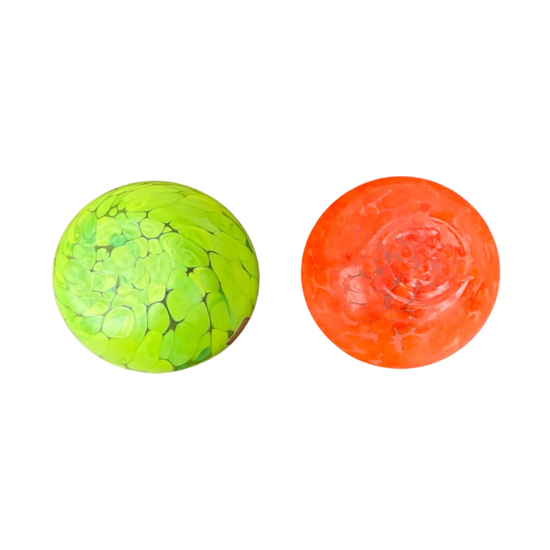 Para świeczników La Vida, multikolor, szkło, Europa Zachodnia, lata 80. - 128785