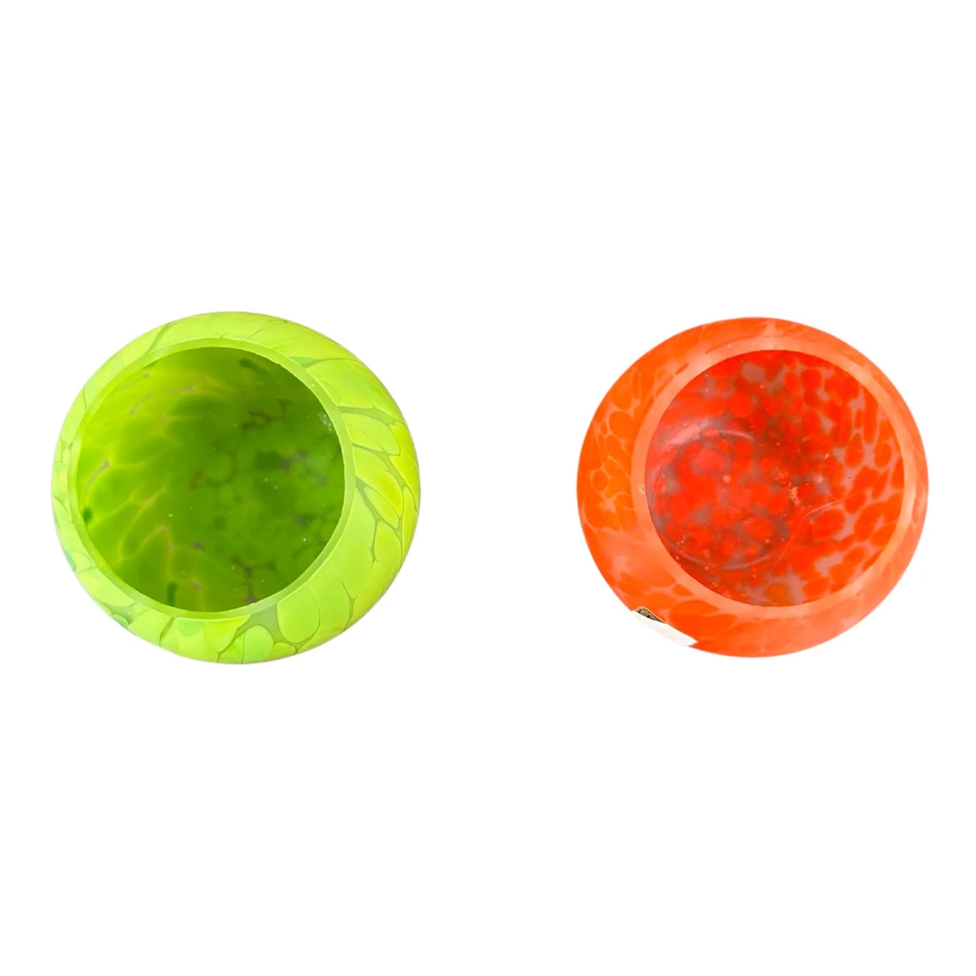 Para świeczników La Vida, multikolor, szkło, Europa Zachodnia, lata 80. - 128786