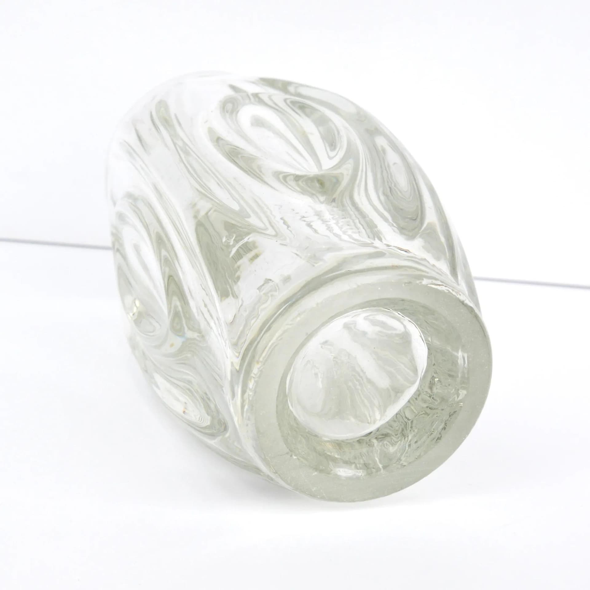 Wazon 914, szkło transparentne, proj. R. Schrötter, Sklo Union Rosice, Czechosłowacja, lata 50. - 128704