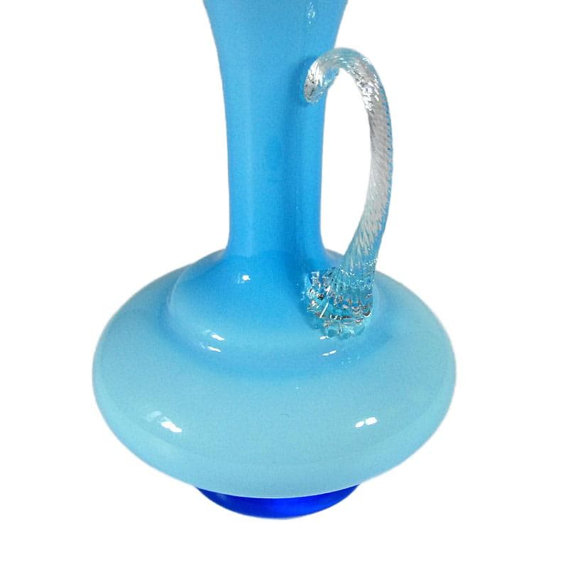 Light Blue Glass Jug, Empoli, Italy, 1960s - 8575