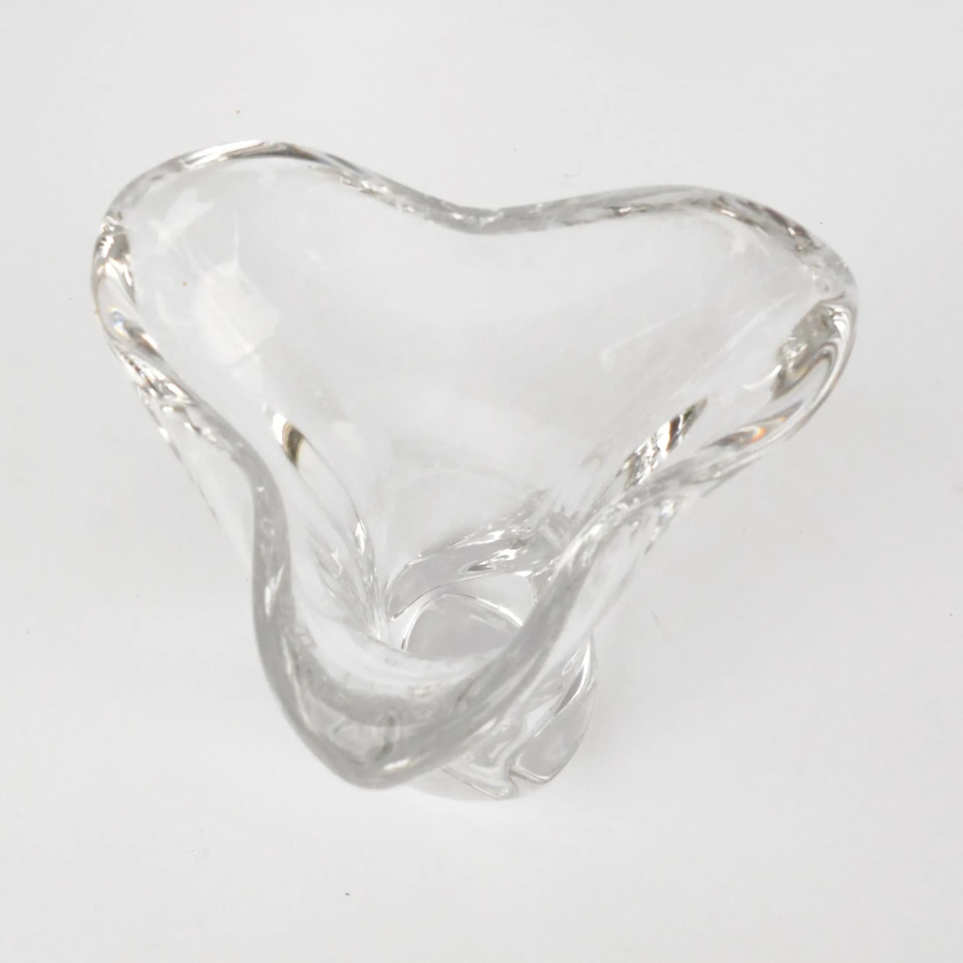 Wazon, Art Vannes, transparentny, szkło kryształowe, Francja, lata 70. - 128648