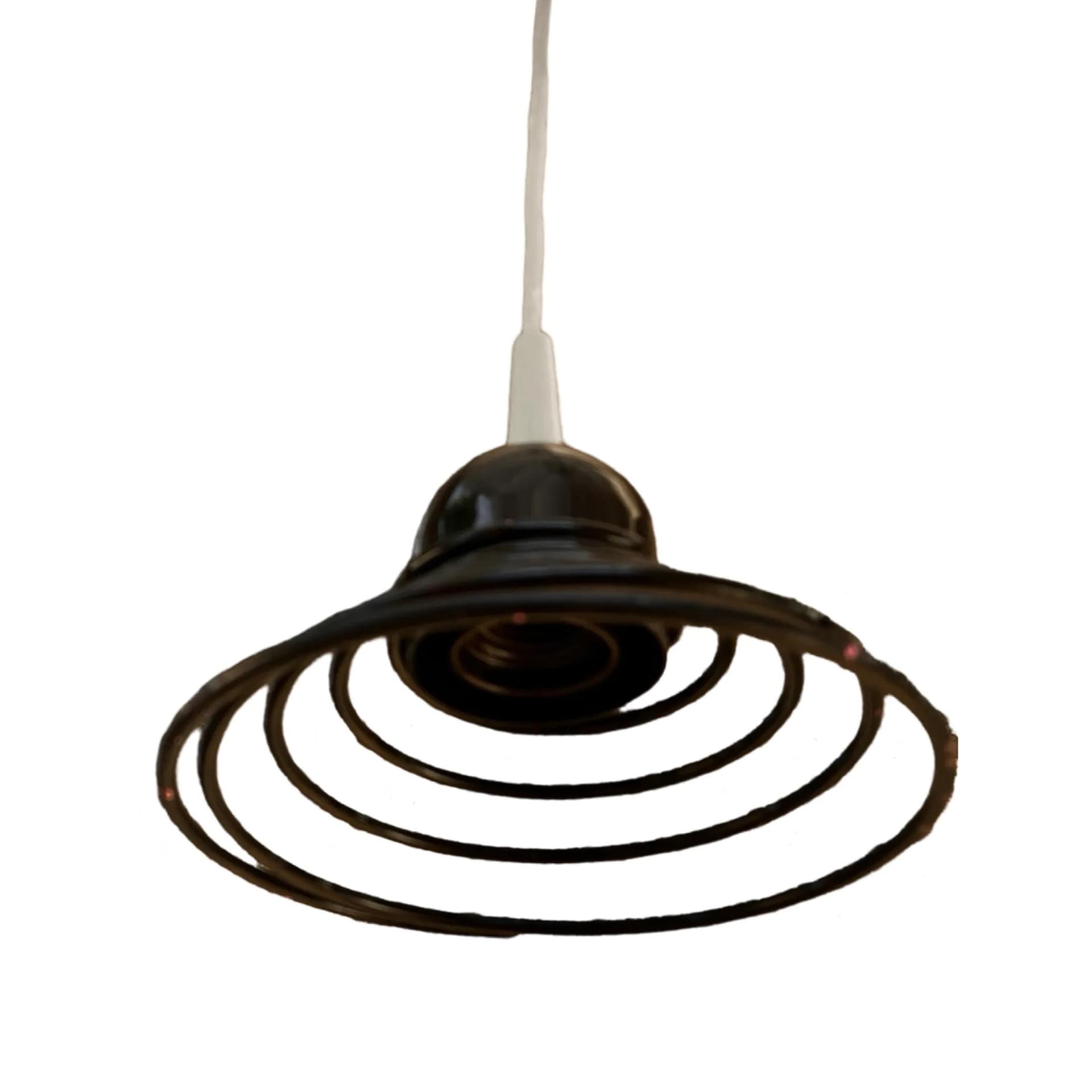 Pendant Lamp 027043, black metal, Massive, Belgium, 1970s - 128553
