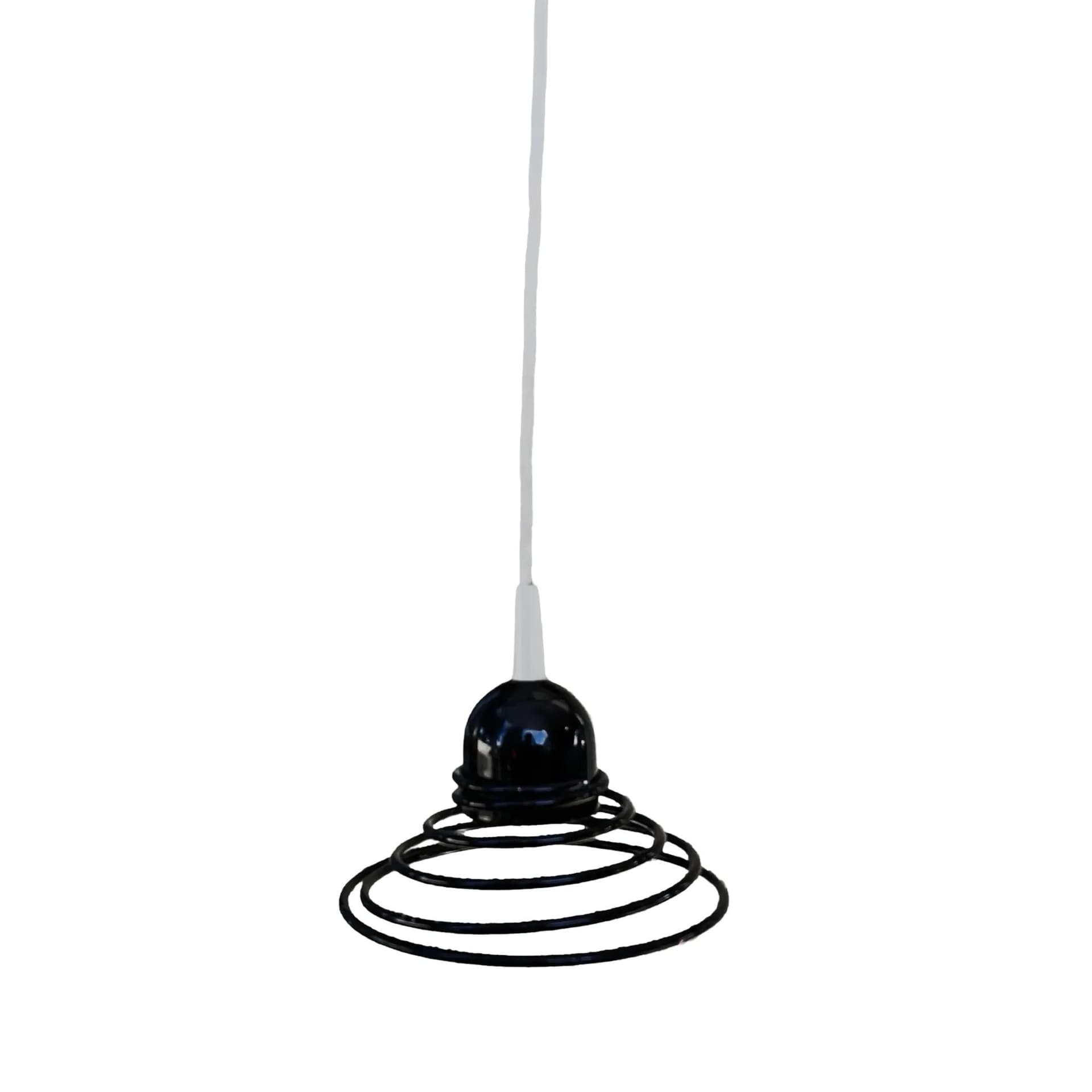Pendant Lamp 027043, black metal, Massive, Belgium, 1970s