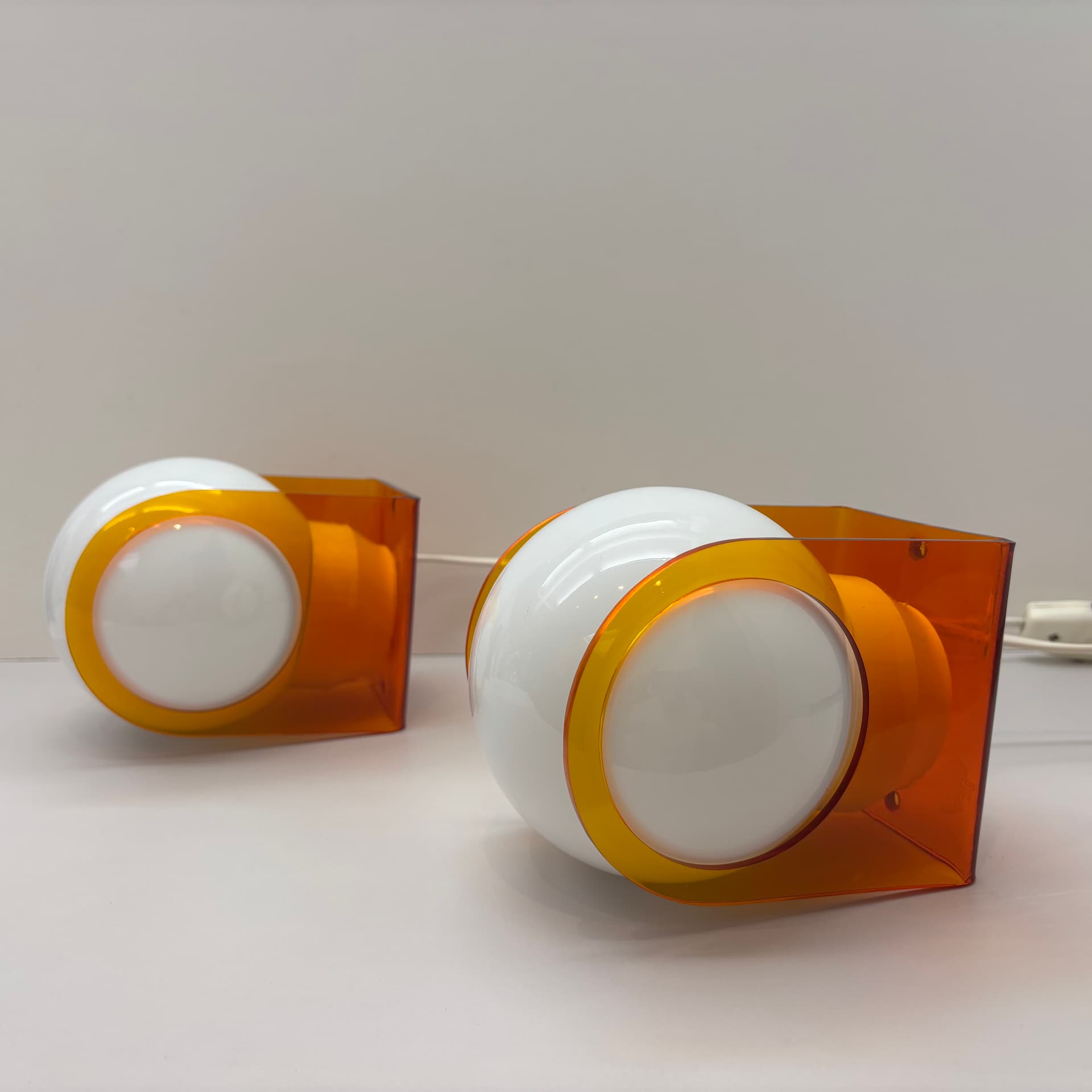 Para lampek, kinkietów w stylu Pop Art, Niemcy, lata 70. - 126434