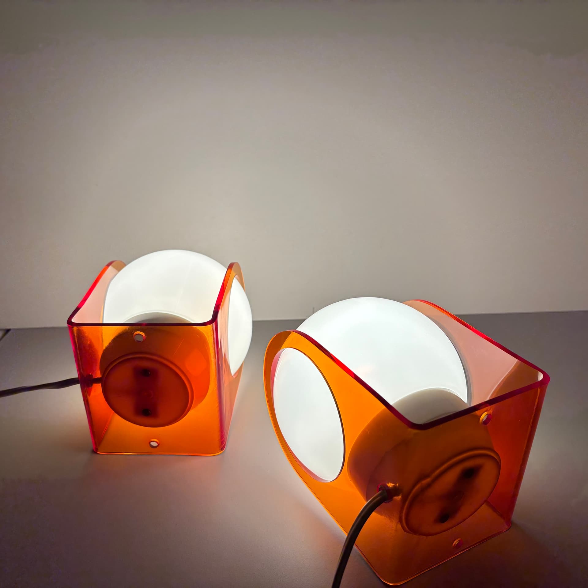 Para lampek, kinkietów w stylu Pop Art, Niemcy, lata 70. - 126427