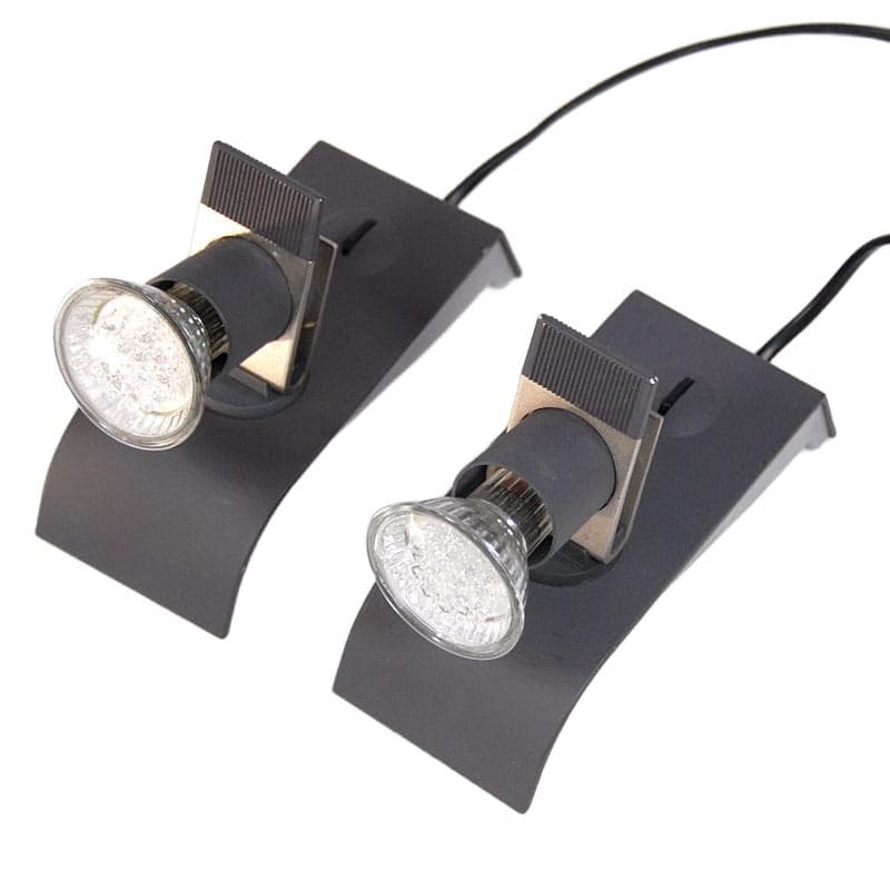 Szare lampki halogenowe Maxispot, Niemcy, lata 80/90 - 8533