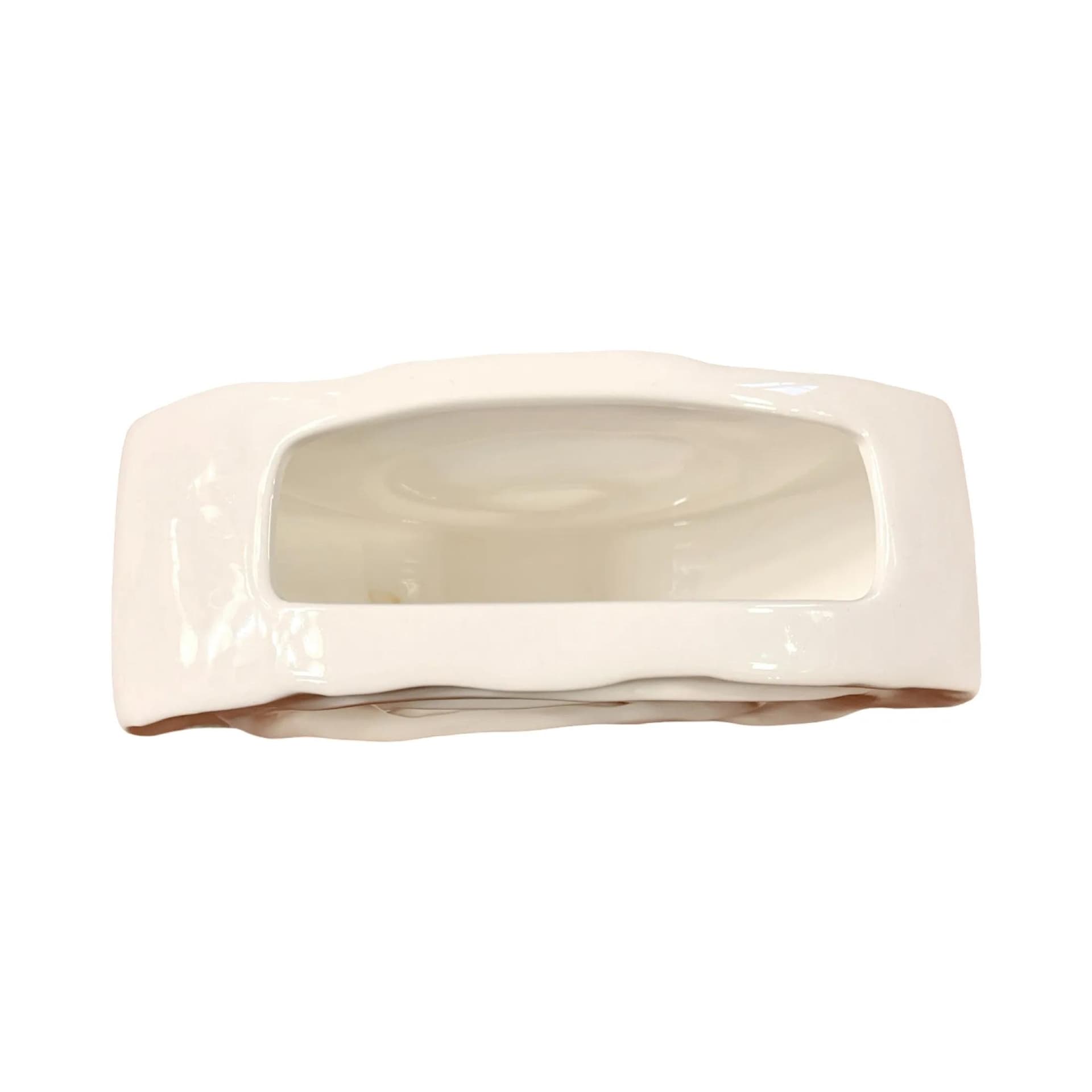 Wazon Muszla, biały, porcelana, Sandra Rich, Niemcy, lata 90. - 128384