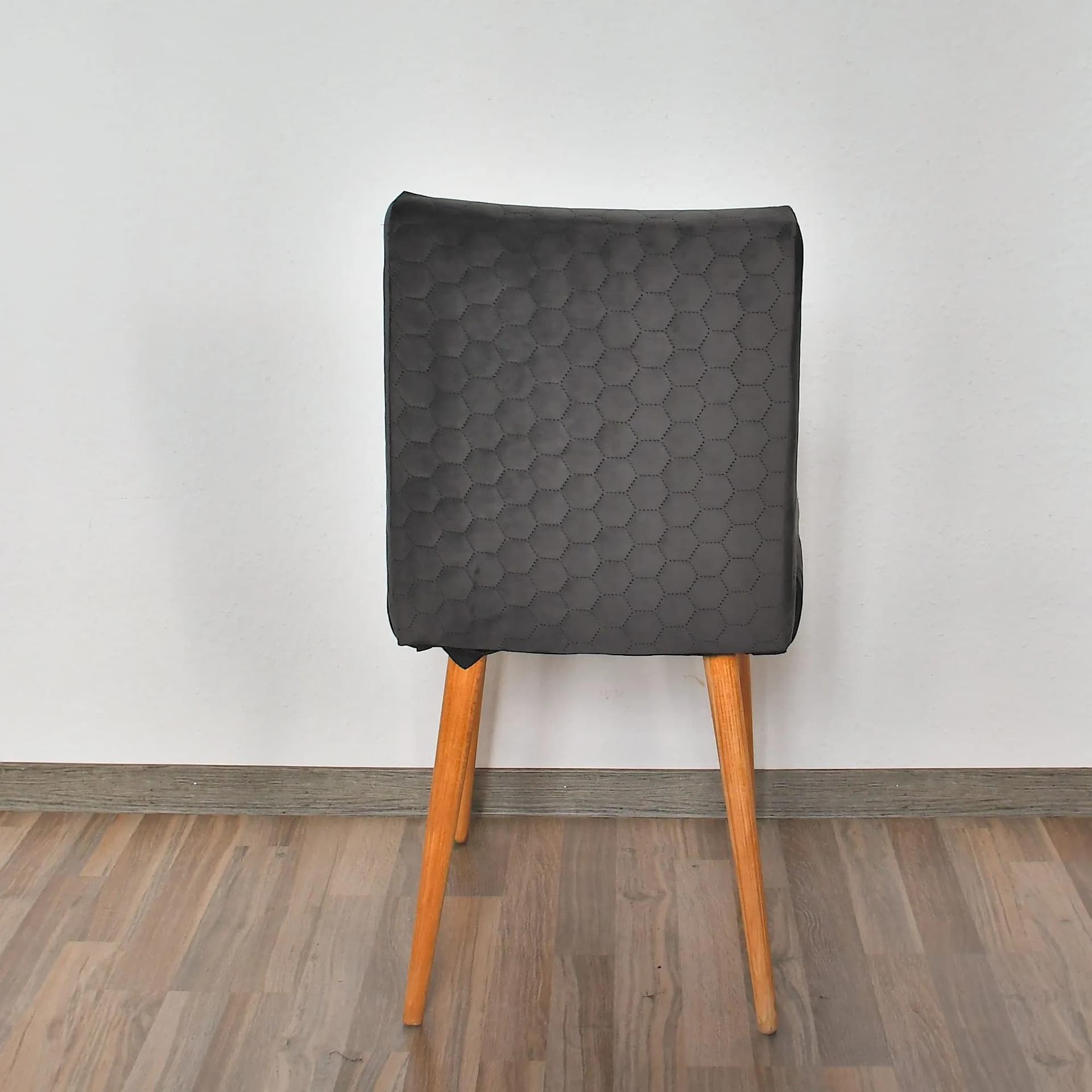 Upholstered chair model 200-244, graphite, beech, Słupskie Fabryki Mebli, Poland, 1970s. - 128373