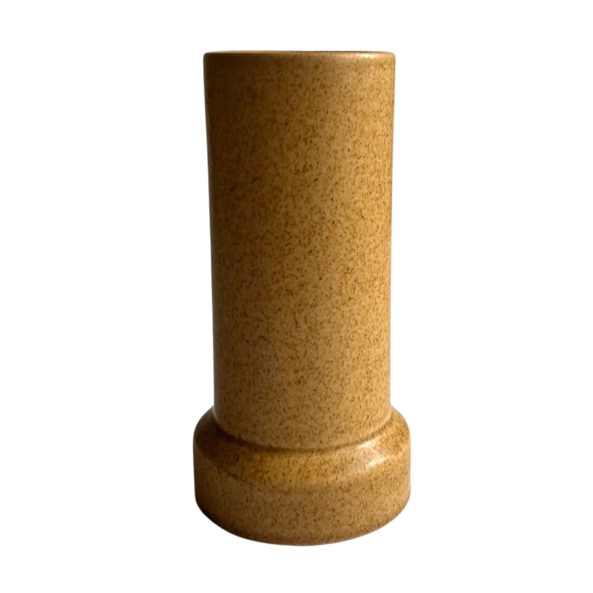 Wazon IFAT90, jasnobrązowy, porcelit, Polska, lata 70. - 128346