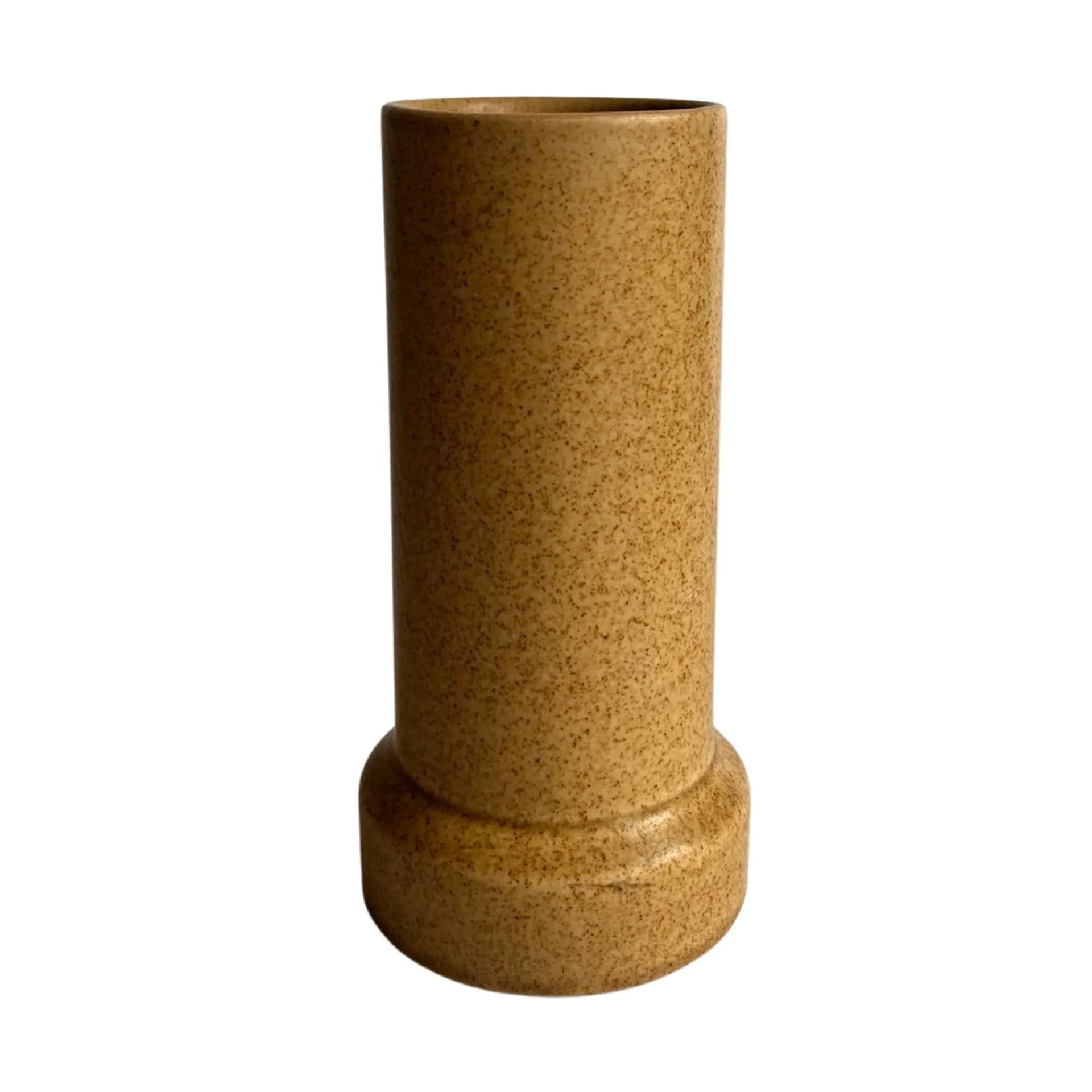 Wazon IFAT90, jasnobrązowy, porcelit, Polska, lata 70. - 128342