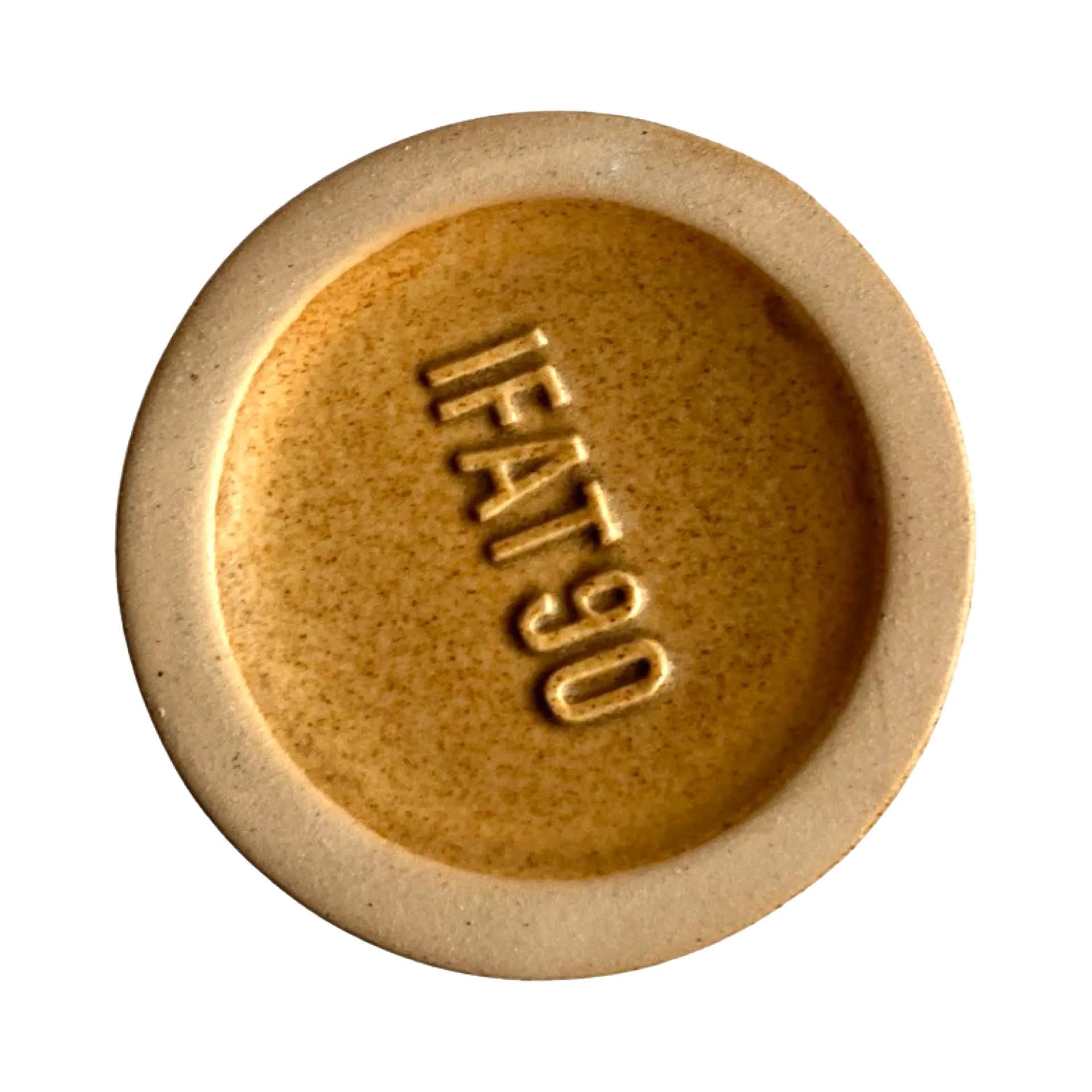 Wazon IFAT90, jasnobrązowy, porcelit, Polska, lata 70. - 128343