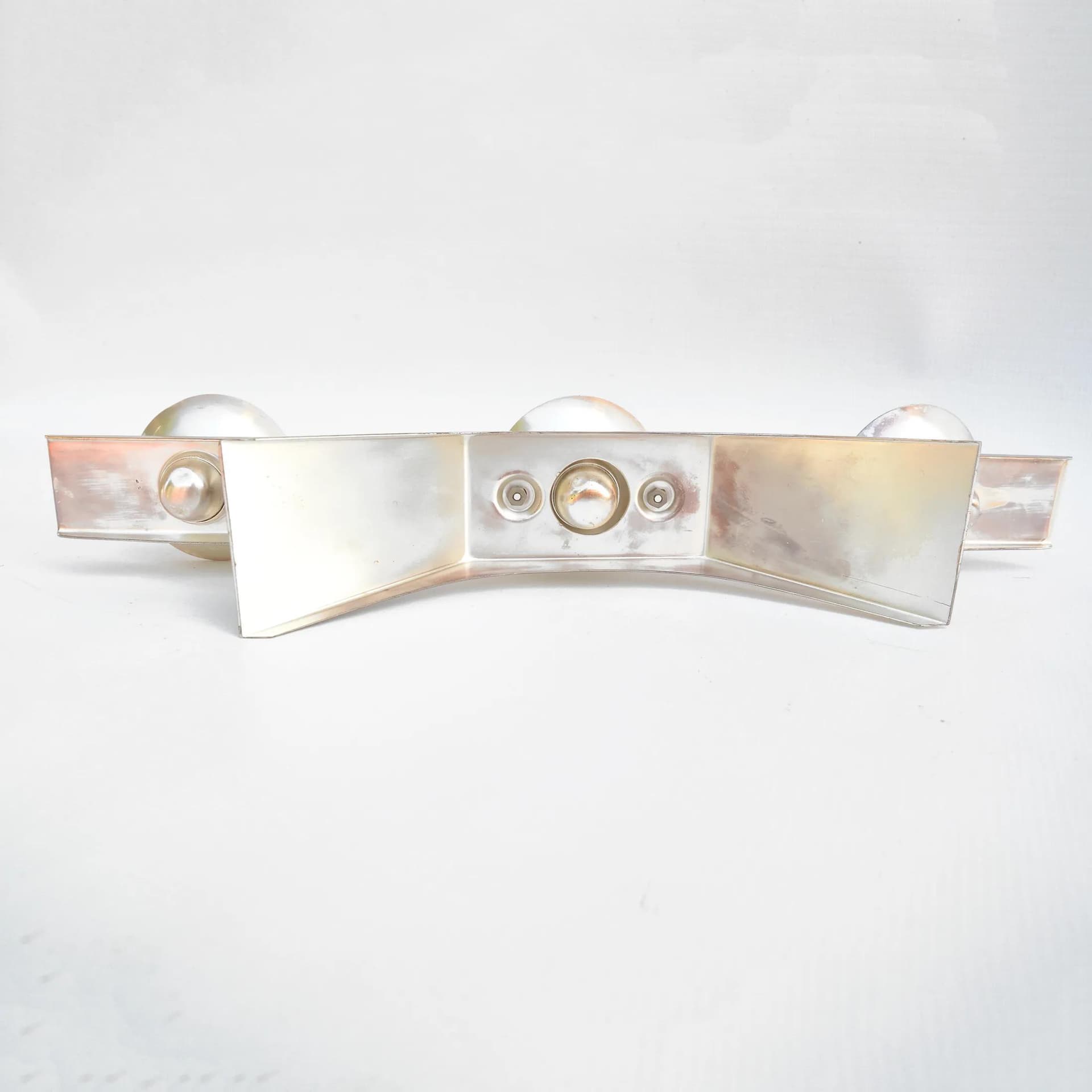 Świecznik Ikora, srebrny, mosiądz, proj. K. Radtke, WMF, Niemcy, lata 60. - 128263