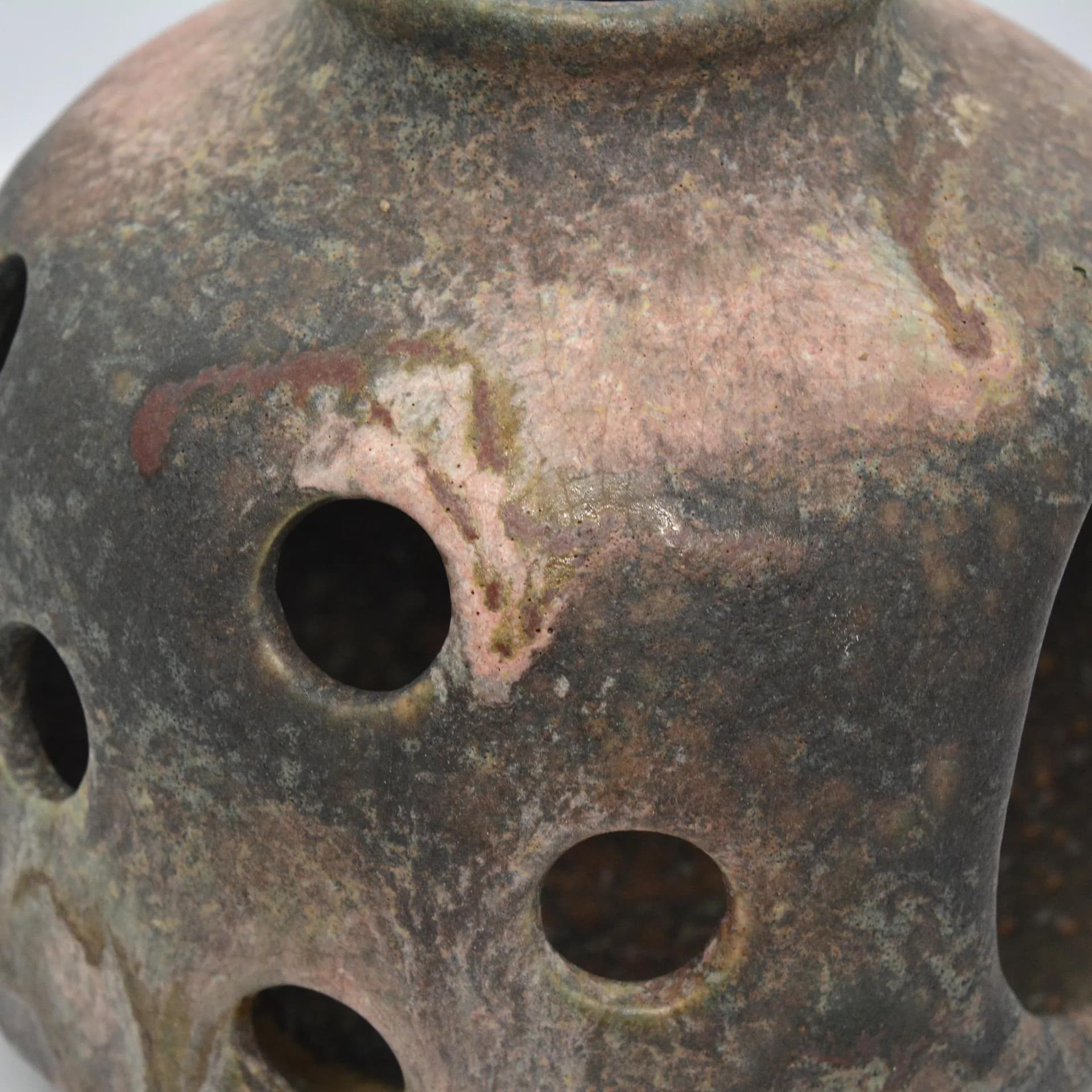 Komin na olejki Sahara, multikolor, ceramika, Ruscha Art Keramik, Niemcy, lata 70. - 128148